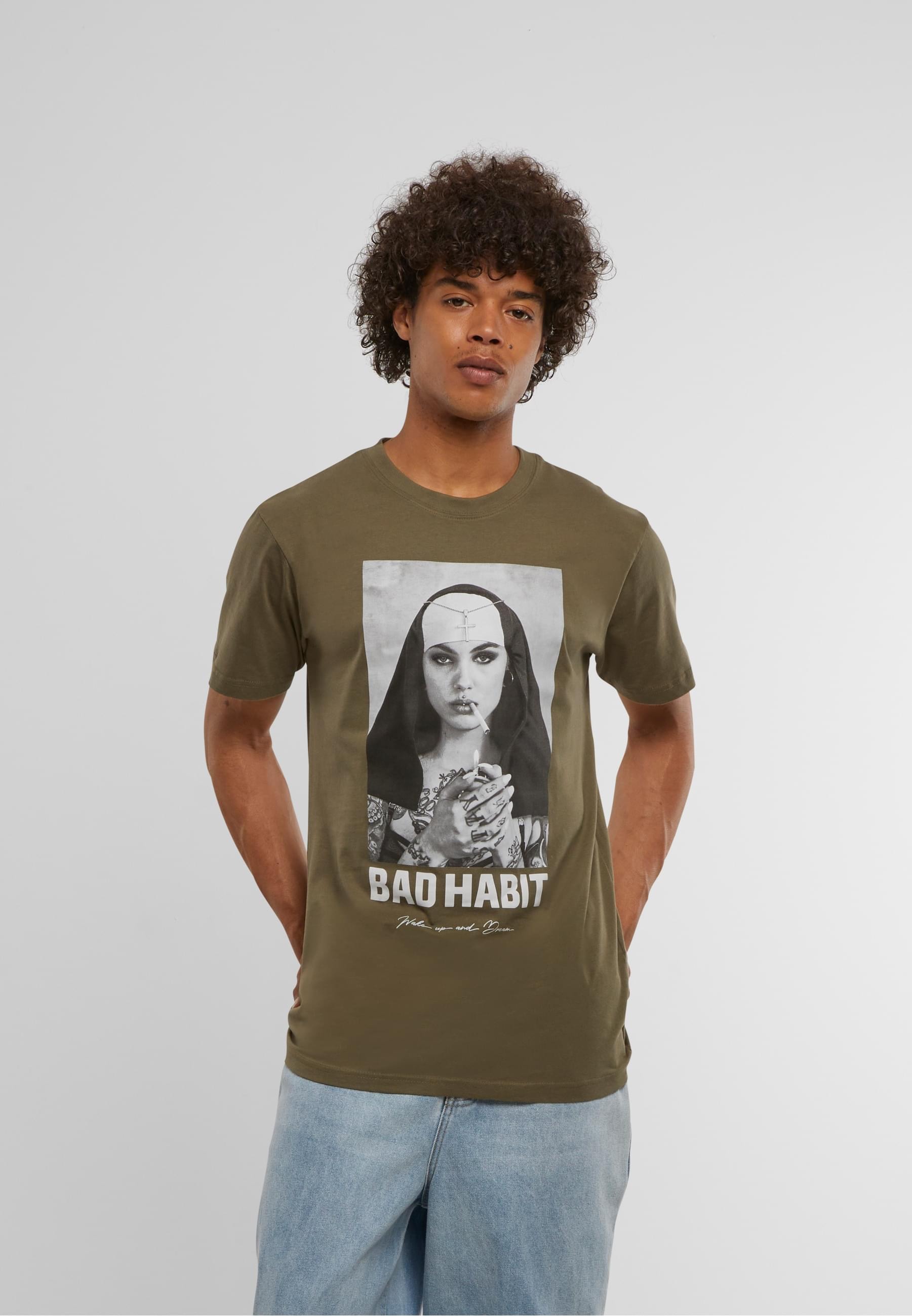 MisterTee T-Shirt »MisterTee Herren Bad Habit Tee«, (1 tlg.)