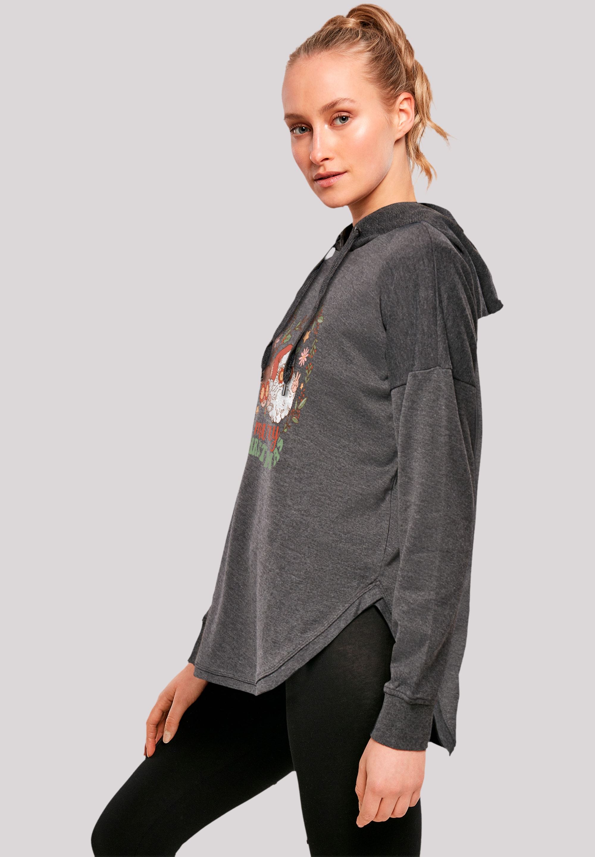 F4NT4STIC Kapuzenpullover »Weihnachten Hippie Santa And Reindeer«, Premium Qualität, Weihnachts-Kollection