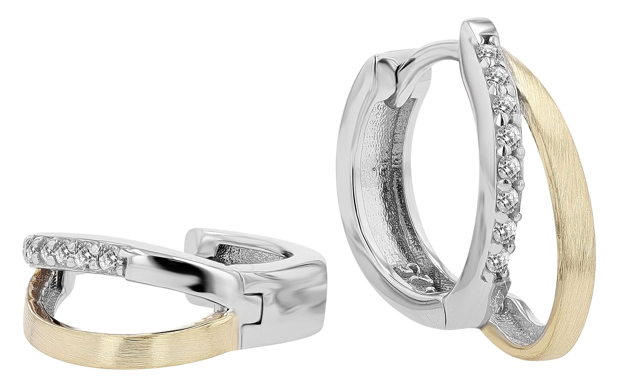 Adelia´s Klappcreolen "Ohrringe – Klappcreole aus 925 Silber" Perfekt als Geschenk zum einfach so