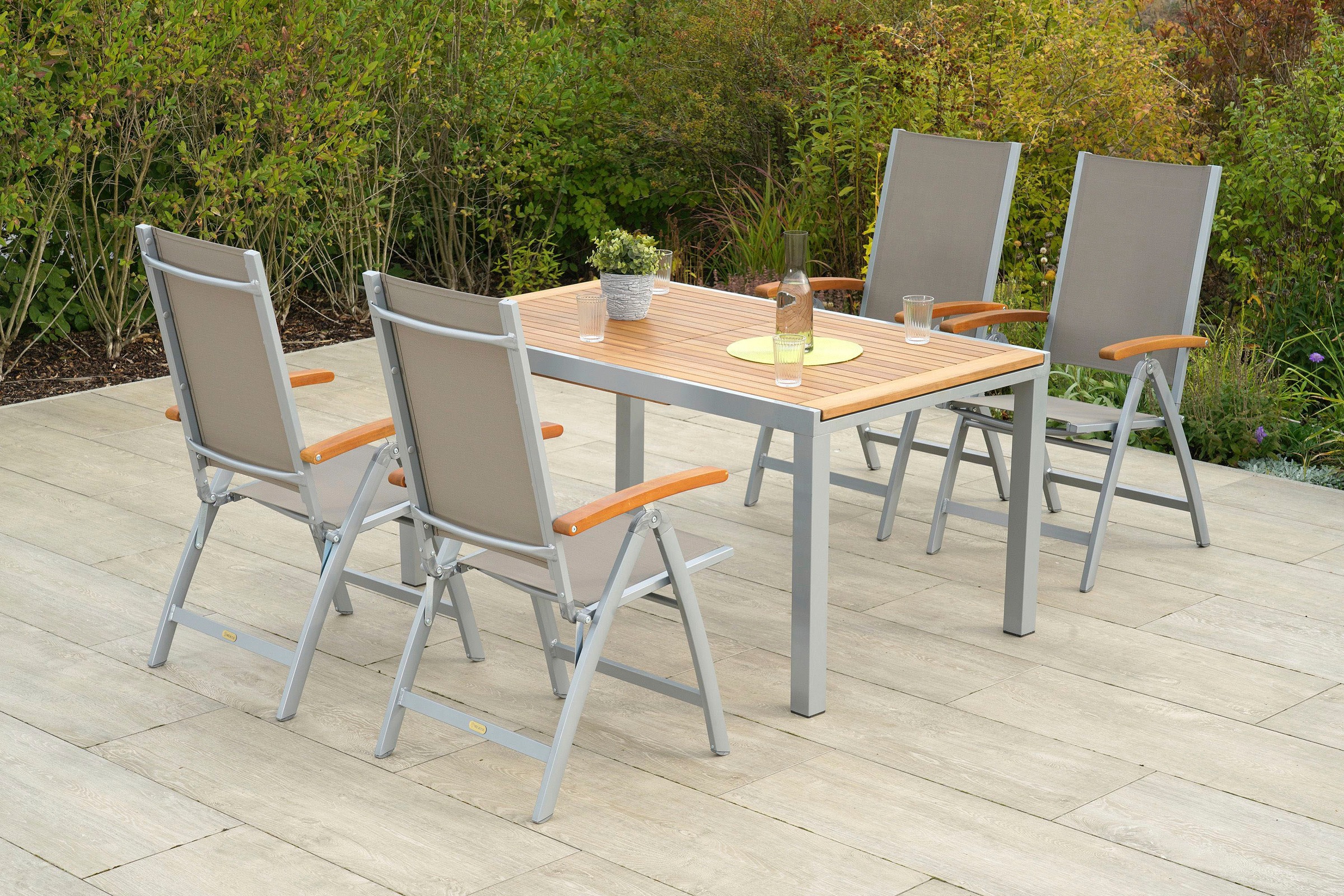 MERXX Garten-Essgruppe »Naxos«, (5 tlg.)