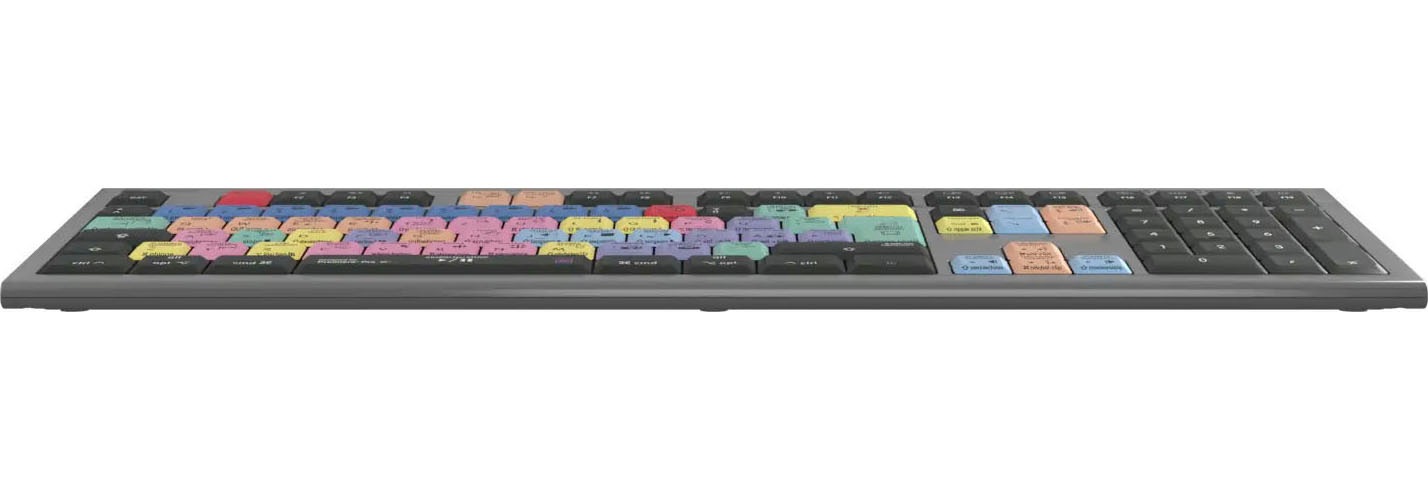 Logickeyboard Tastatur »Adobe Premiere Pro CC Astra 2 DE (Mac)«, (Ziffernblock-USB-Anschluss)