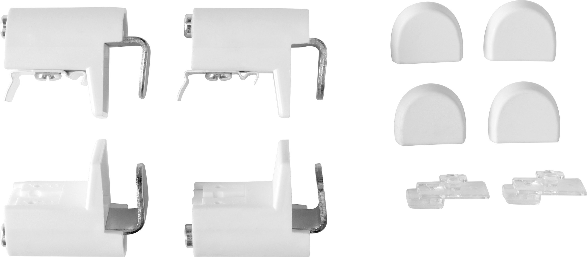 Good Life Klemmhalter für Sichtschutz im Wunschmaß, einseitig verschiebbar, Made in Germany