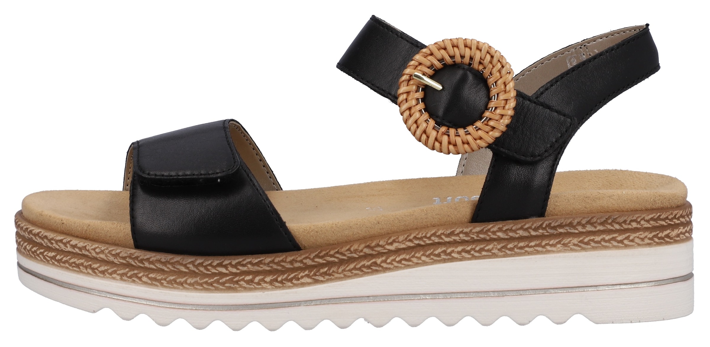 Remonte Keilsandalette, Sommerschuh, Riemchensandale mit praktischem Klettverschlüssen