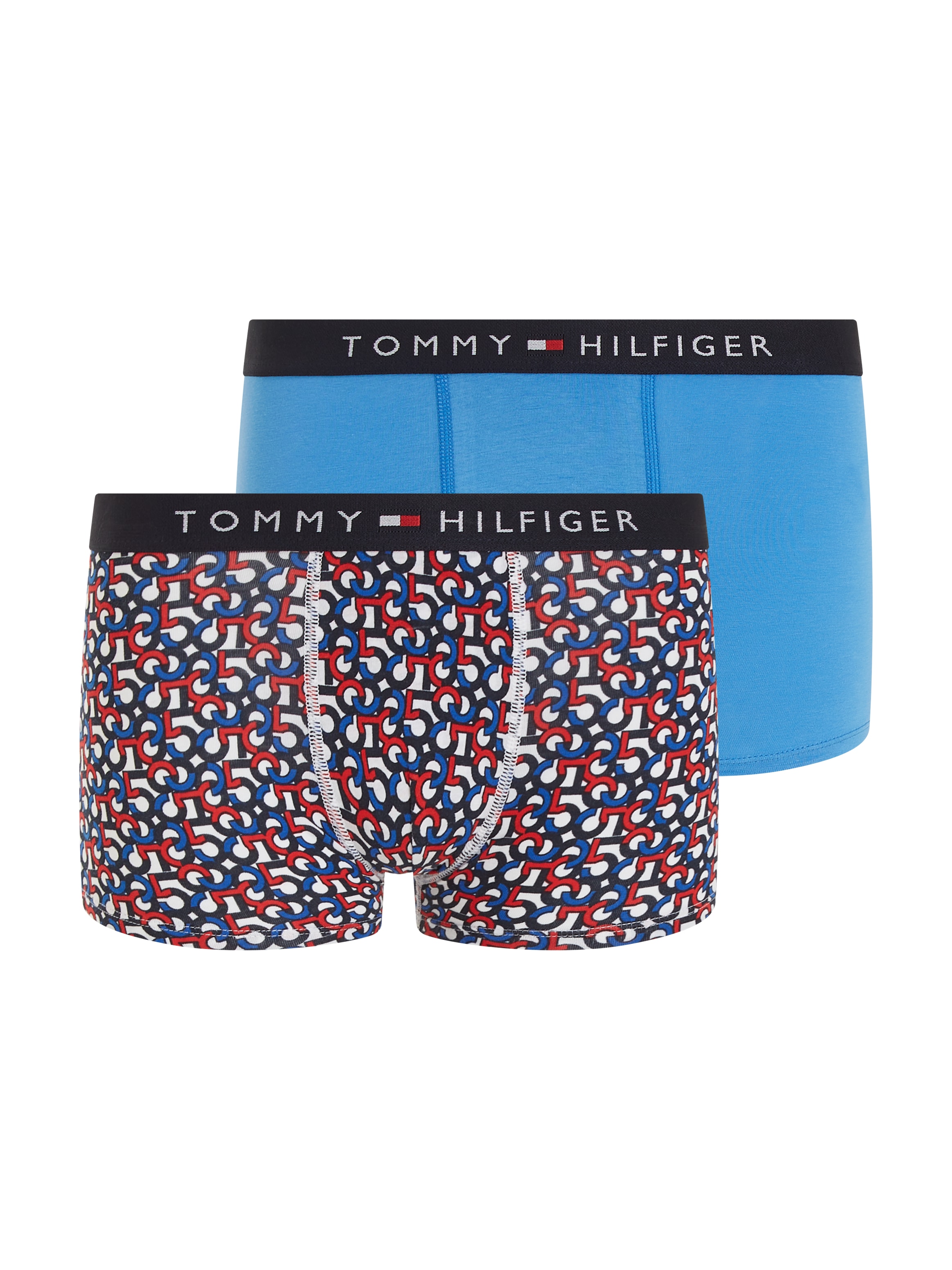Tommy Hilfiger Underwear Trunk »2P TRUNK PRINT«, (Packung, 2 St., 2er-Pack), Kinder bis 16 Jahre