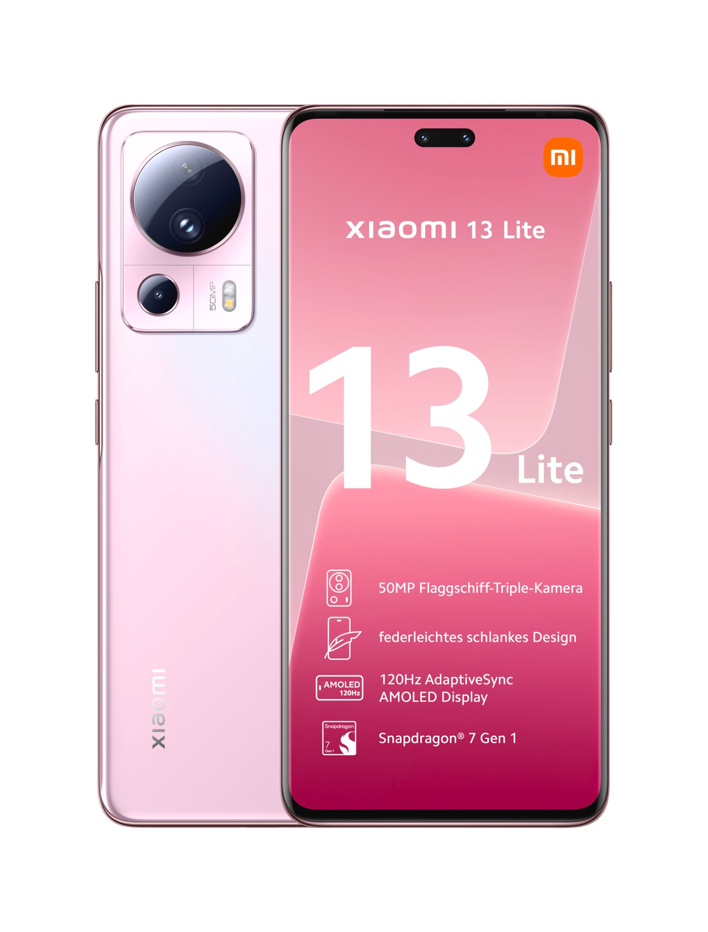 Xiaomi Smartphone »13 Lite 8GB+128GB«, Schwarz, 16,65 cm/6,55 Zoll, 128 GB  Speicherplatz, 50 MP Kamera | BAUR