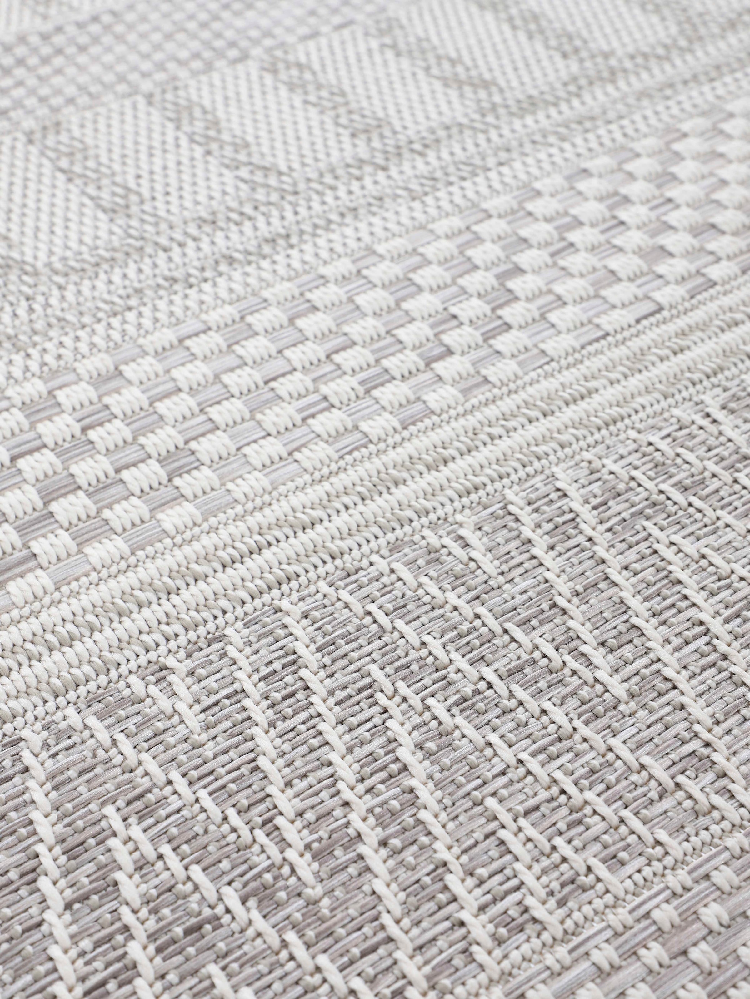 carpetfine Läufer »Boho 100«, rechteckig, 4 mm Höhe, robustes Flachgewebe, Sisal Optik, UV-beständig, Außenbereich
