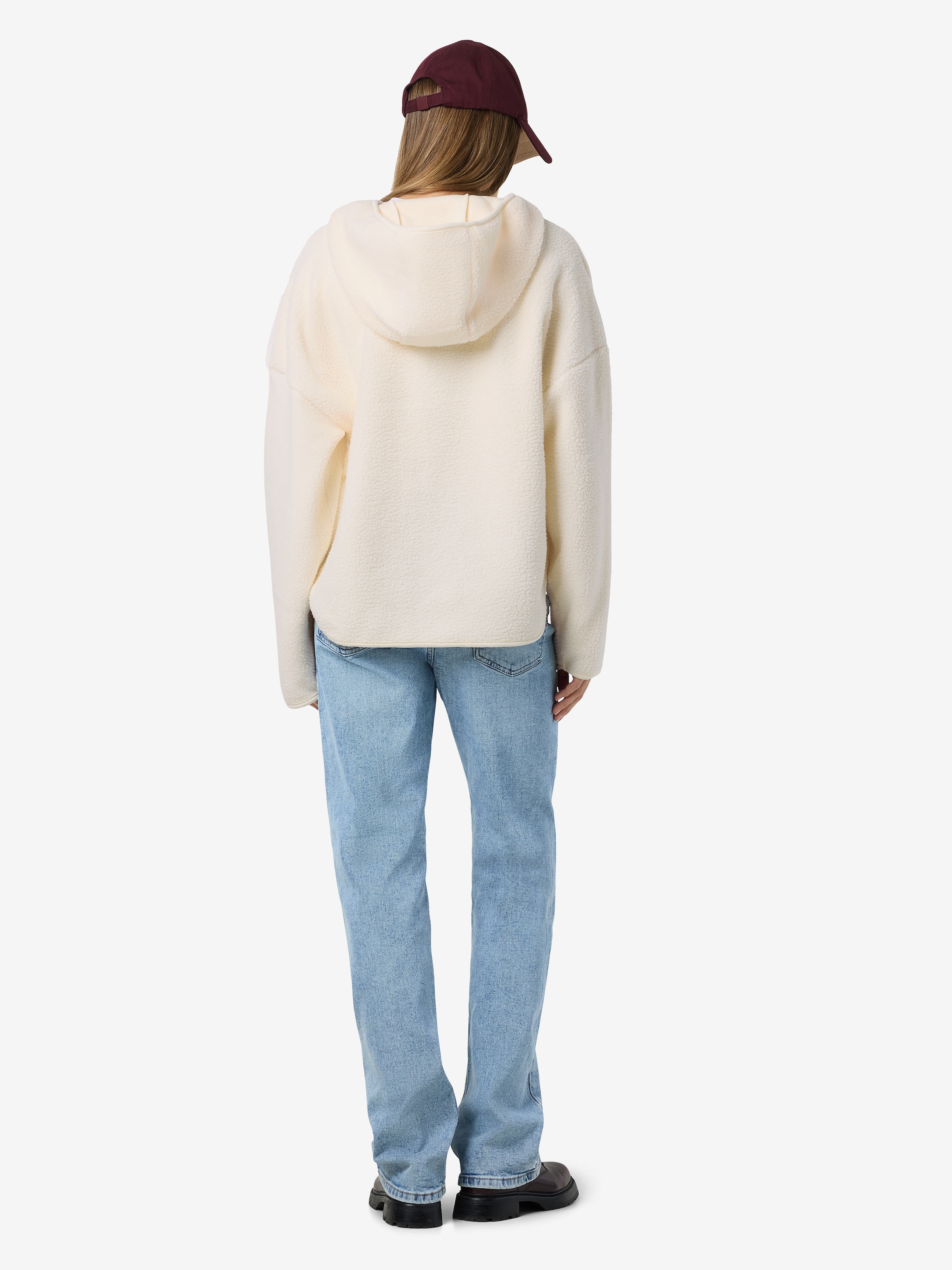 Noisy may Fleecepullover »NMCOZY L/S HALFWAY ZIP SWEATER JRS NOOS«