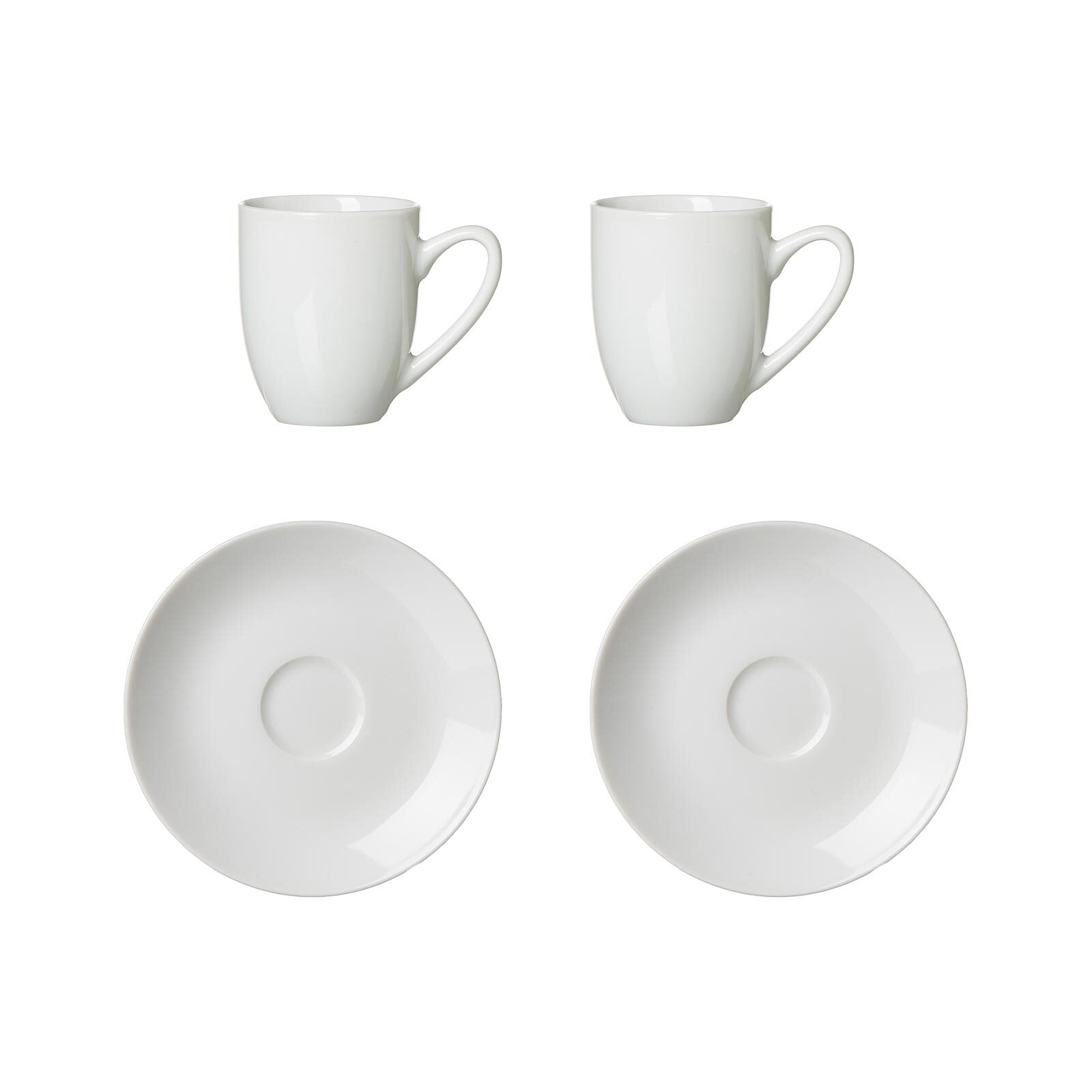 Ritzenhoff & Breker Tasse "Espressoset Bianco 4er Set weiß" Spülmaschinengeeignet
