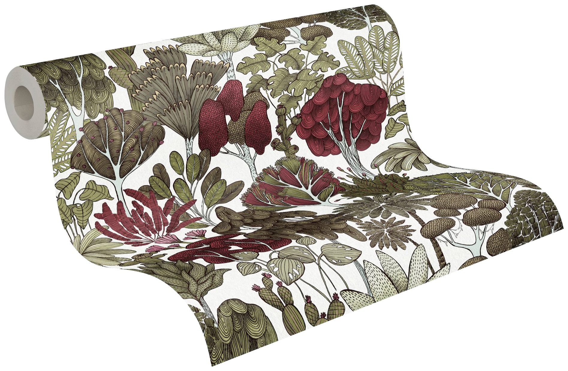 Thumbnail - Architects Paper Vliestapete "Floral Impression" Wald botanisch geblümt glatt Blumentapete Tapete Dschungel Tapeten Wo...