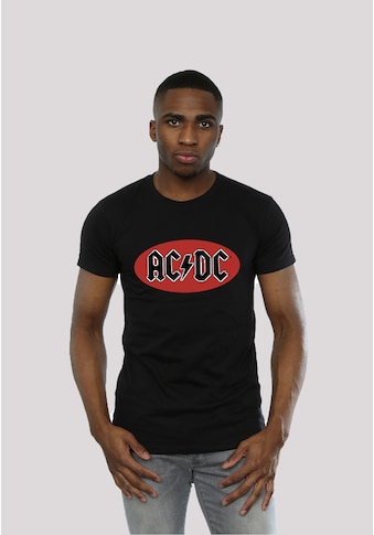T-Shirt »ACDC Red Circle Logo für Kinder & Herren«