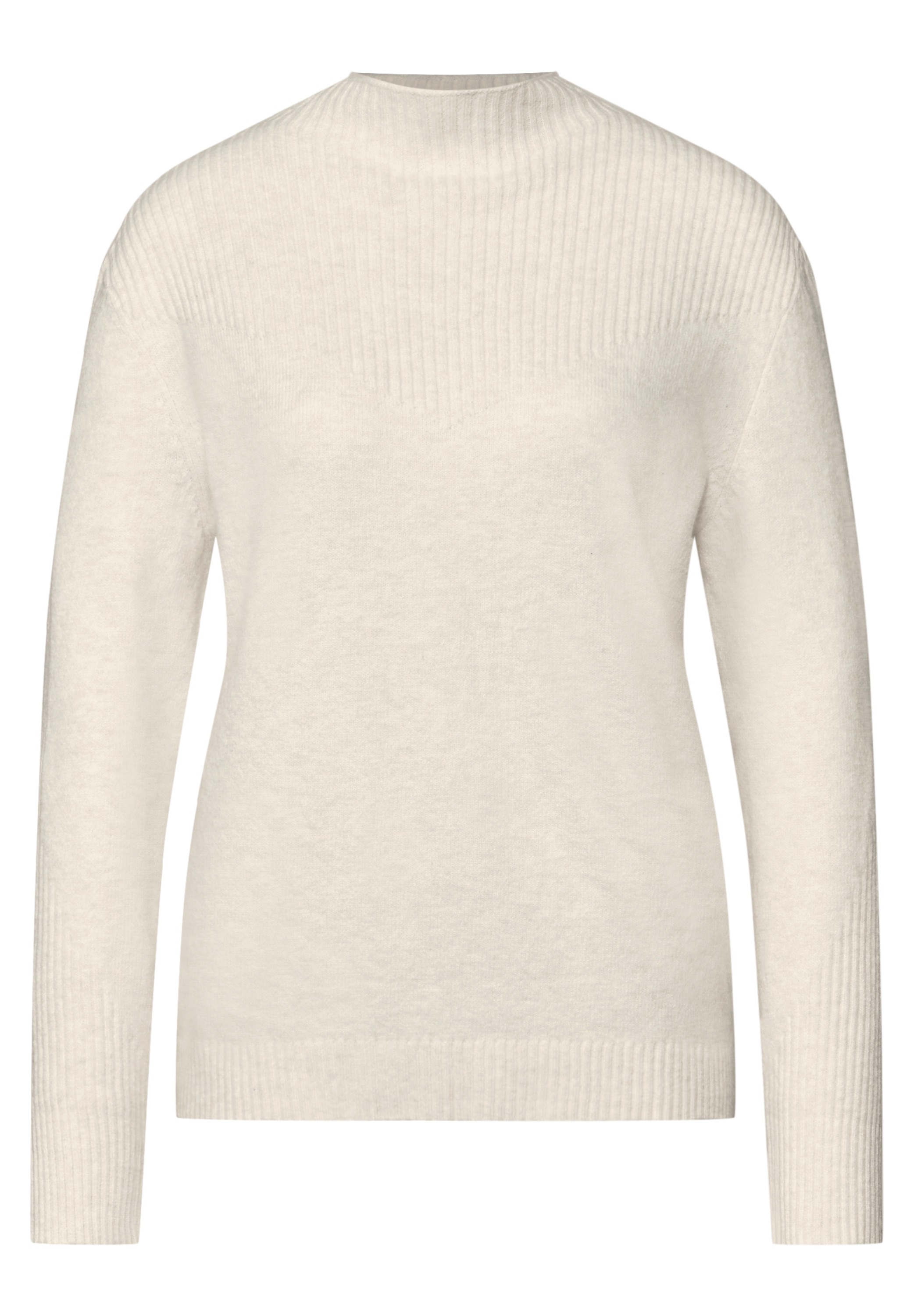 STREET ONE Strickpullover, mit Stehkragen