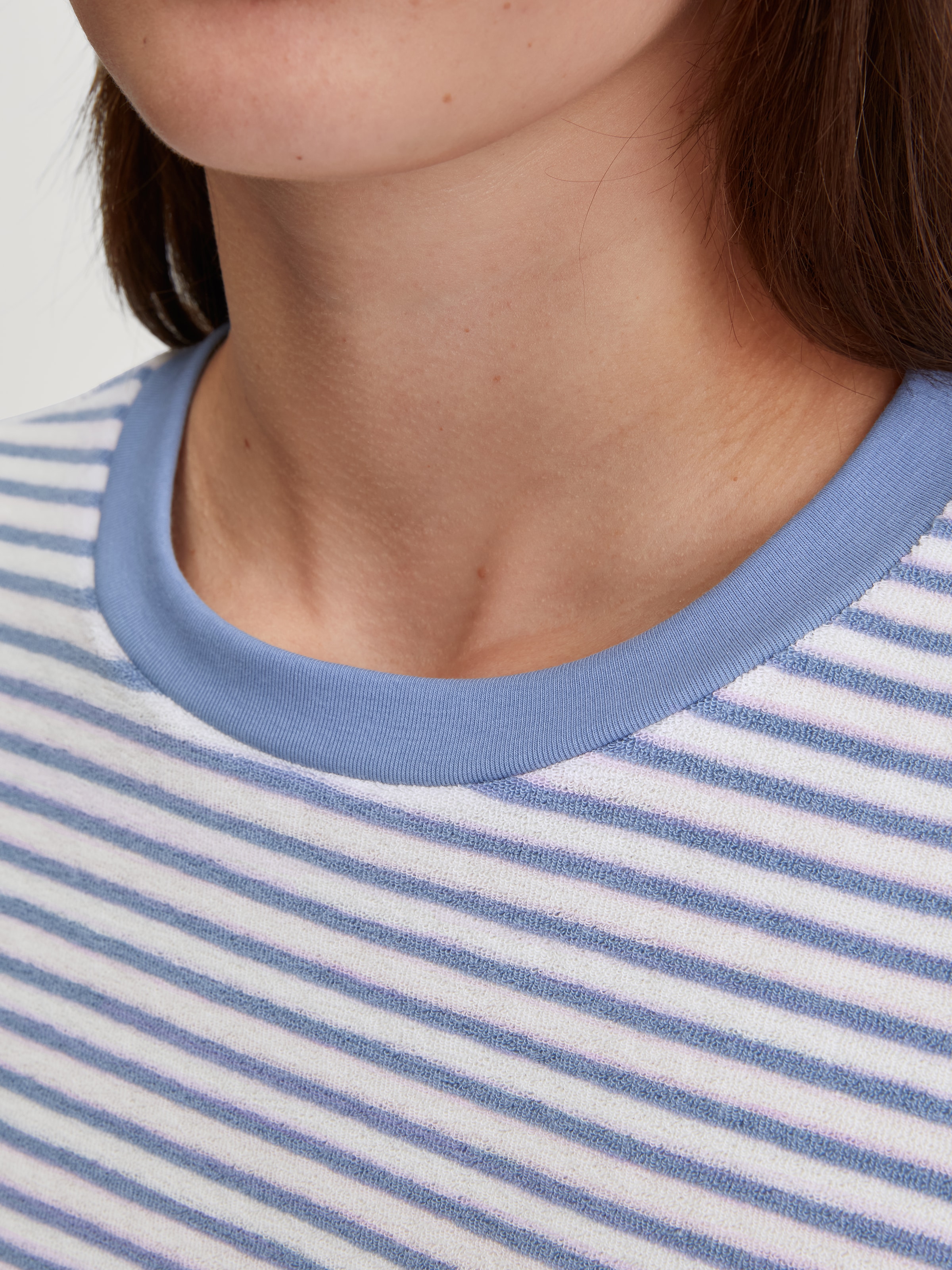 CALIDA »Soft Dreams« 2 tlg. Ringel-Design, warm, weich, Frottee-Qualität, Cotton-Mix