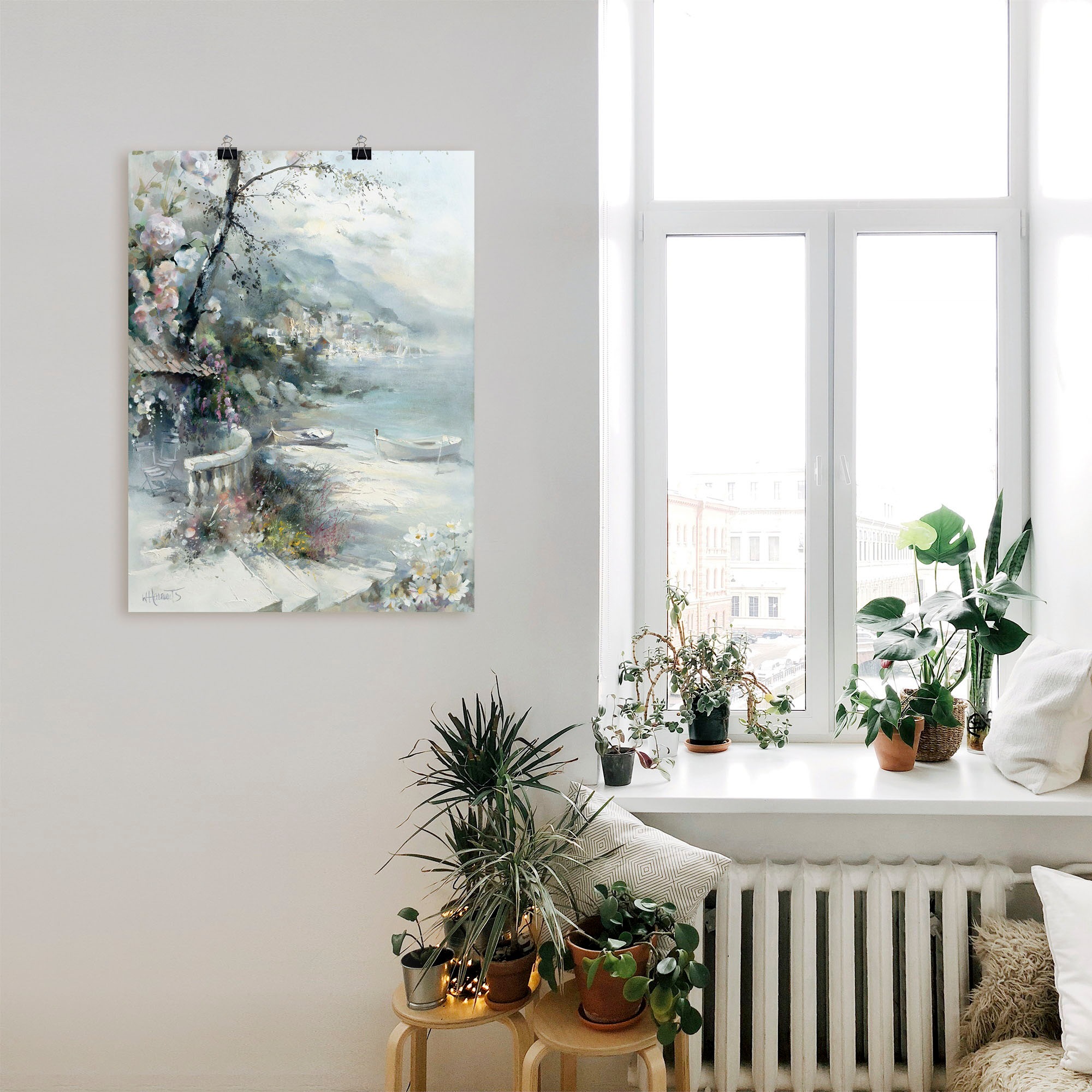 Artland Wandbild »Buchtseite I«, Küste, (1 St.), als Leinwandbild, Poster, Wandaufkleber in verschied. Größen