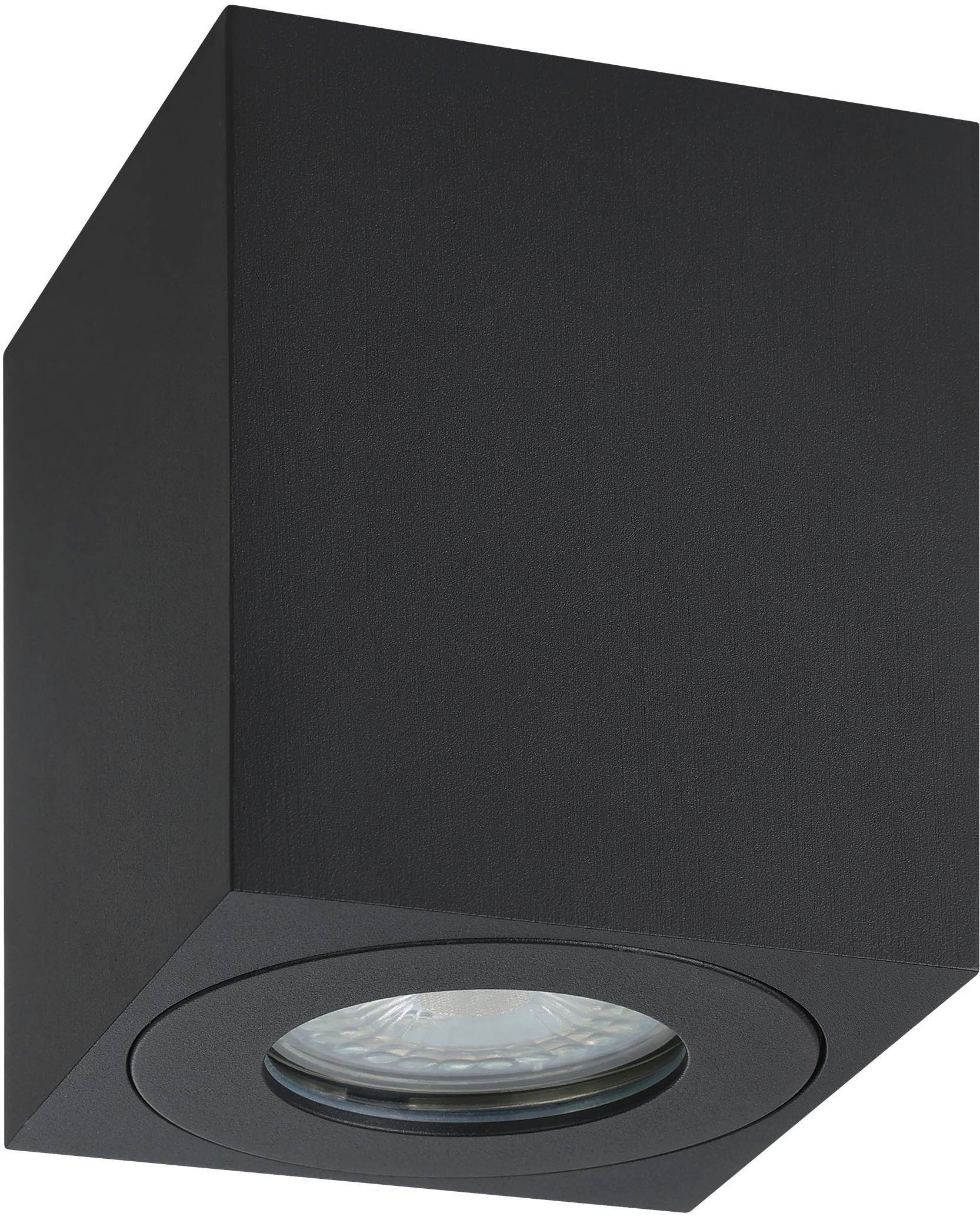 EGLO Deckenleuchte »Torrecola Deckenlampe, Außenbeleuchtunga us Aluminium, GU10, Lampe« GU10 1 Stk.