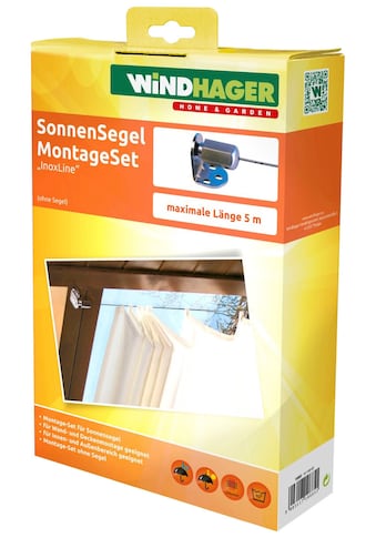 Windhager Seilspanngarnitur Montage-Set zur Befe...