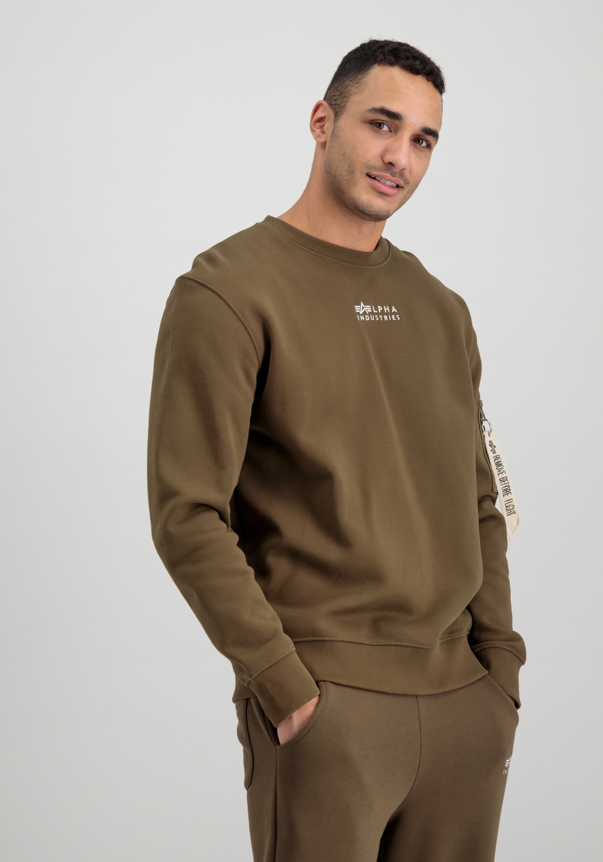Alpha Industries Sweater »Alpha Industries Men - Sweatshirts Organics EMB Sweater«