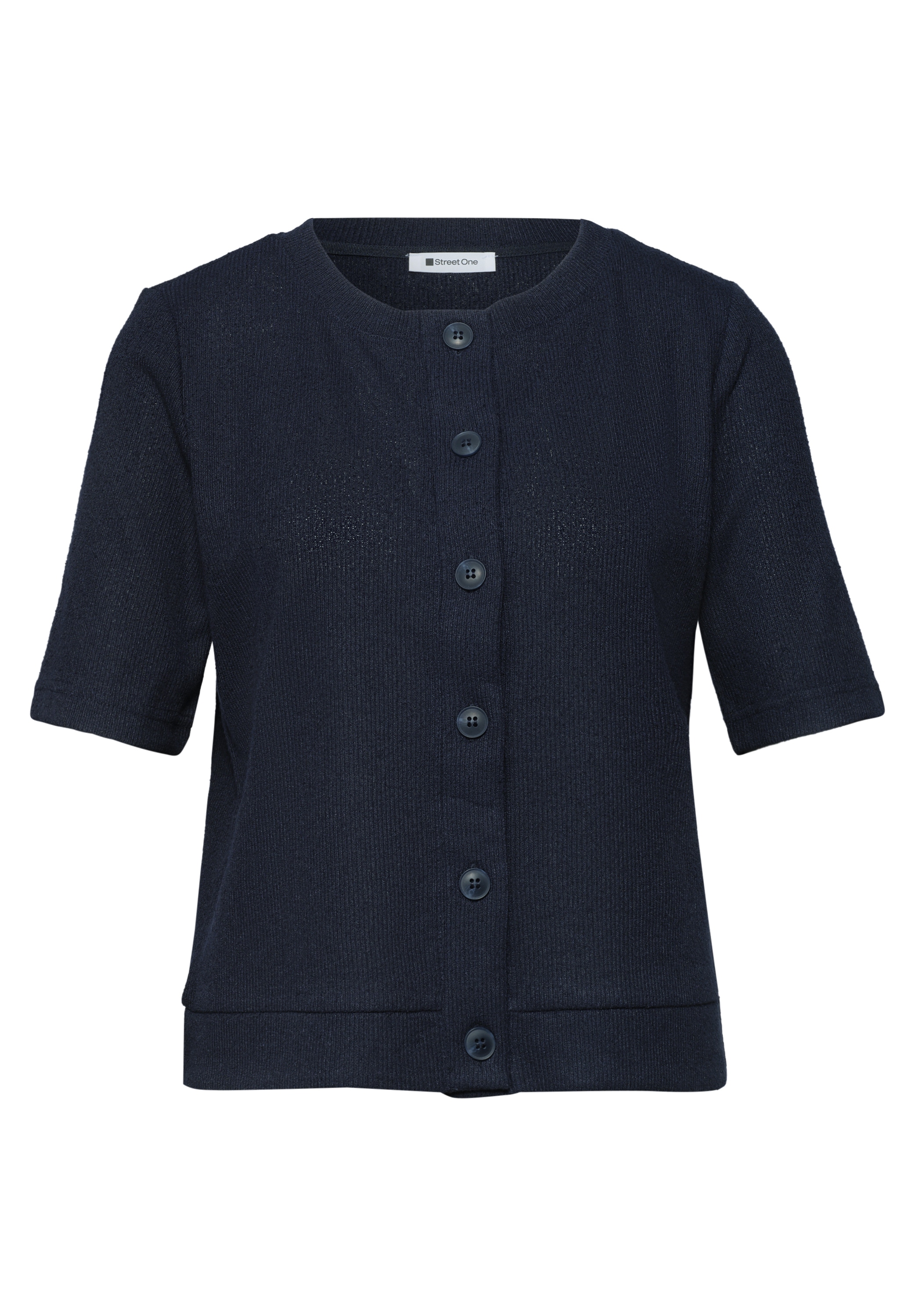 STREET ONE Cardigan mit durchgehender Knopfleiste vorn