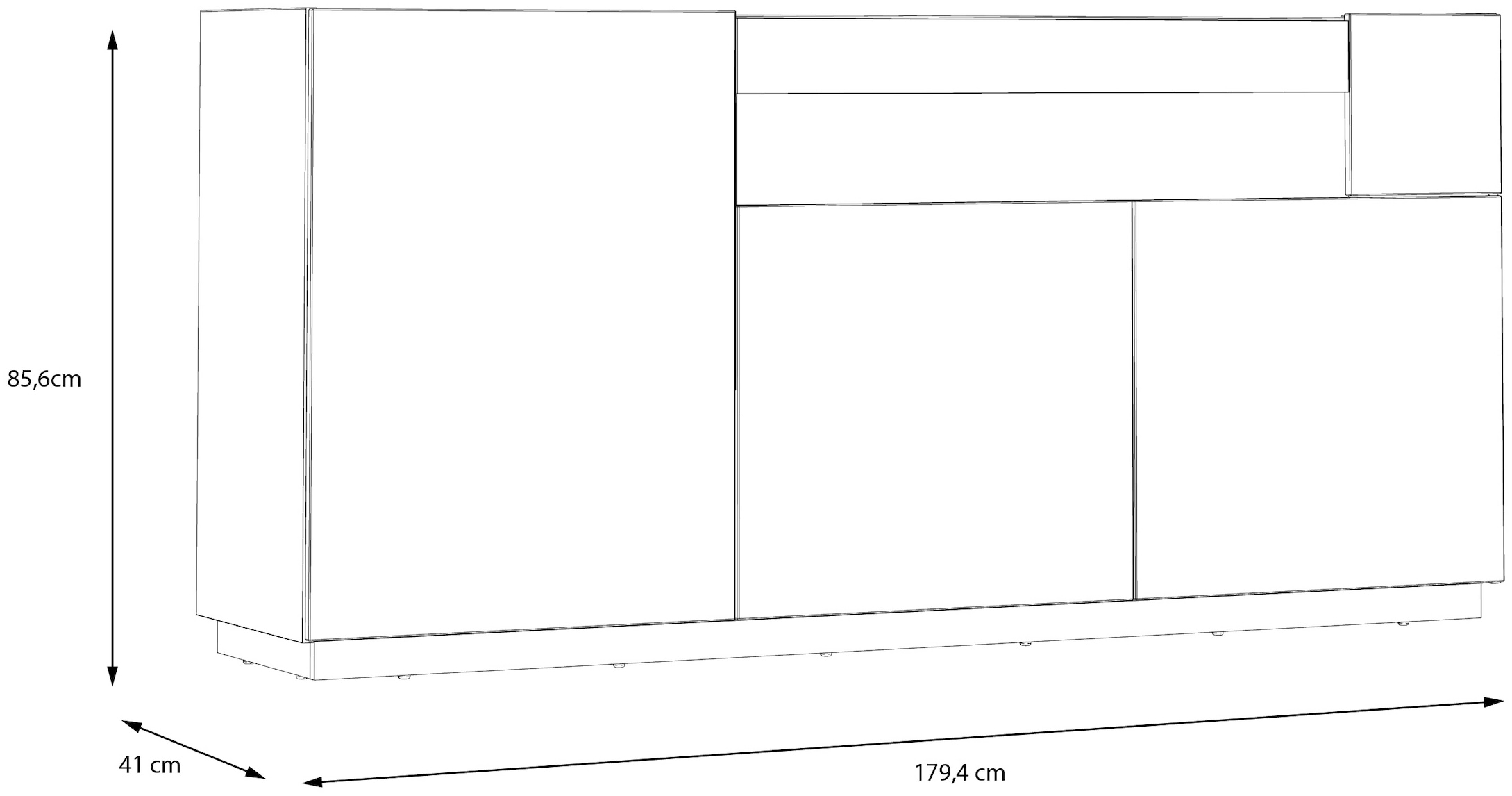 FORTE Sideboard »Lewisville«