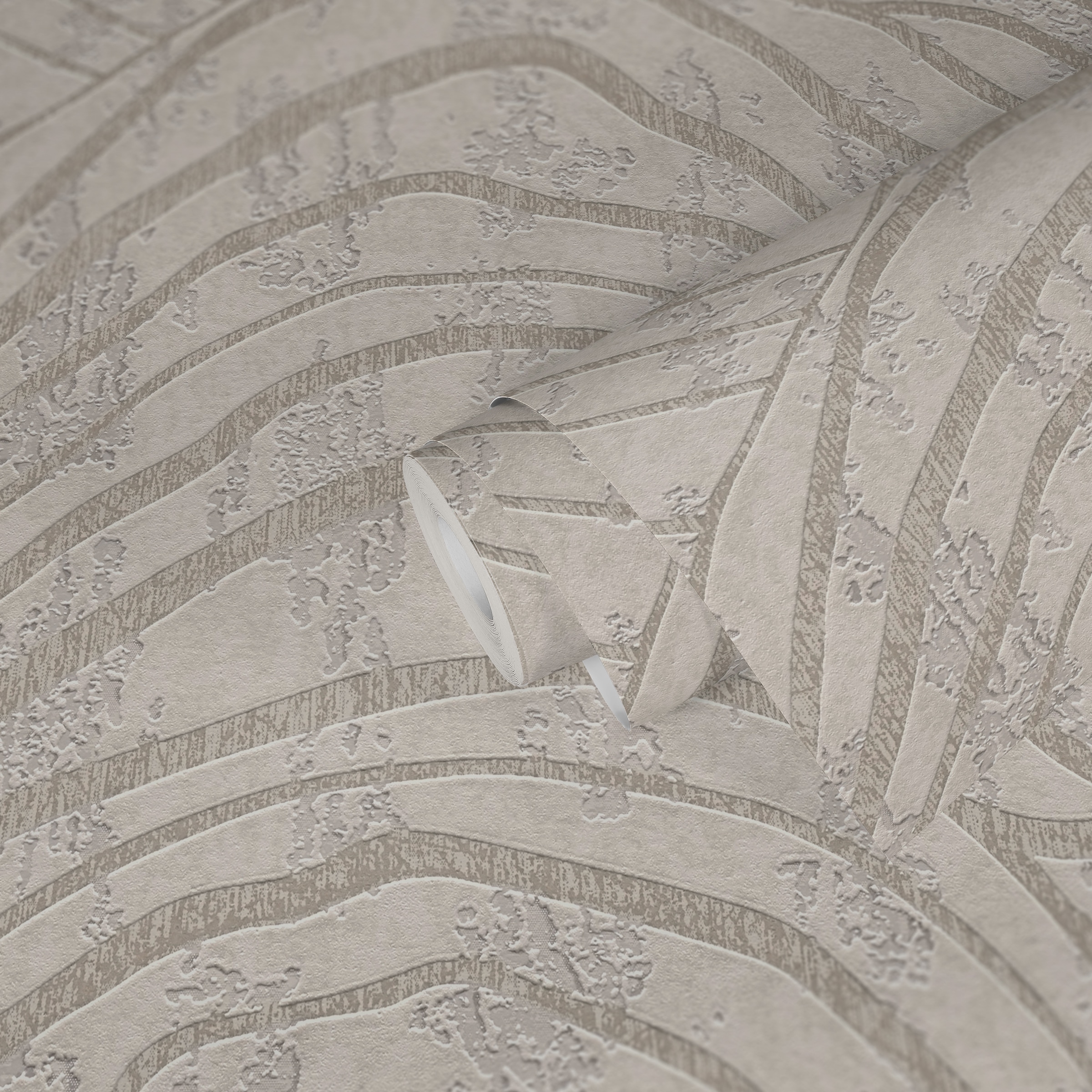 A.S. Création Vliestapete »Jade 2 3D-Tapete Mustertapete Metallic-Effekt 3D« leicht glänzend strukturiert Vliestapete Grafik für Schlafzimmer Küche Wohnzimmer 3D Design modern