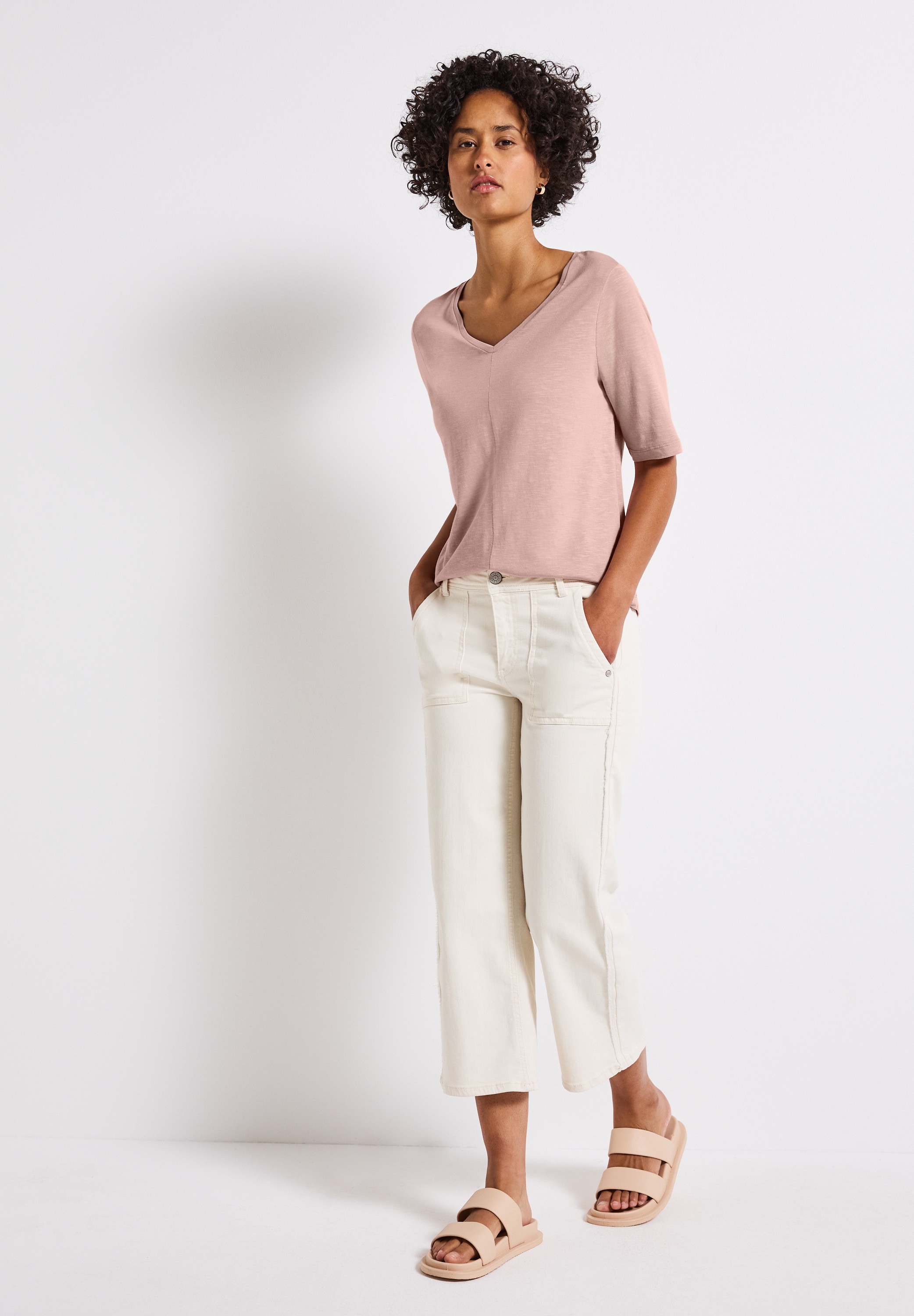 STREET ONE T-Shirt, im soften Baumwoll-Mix
