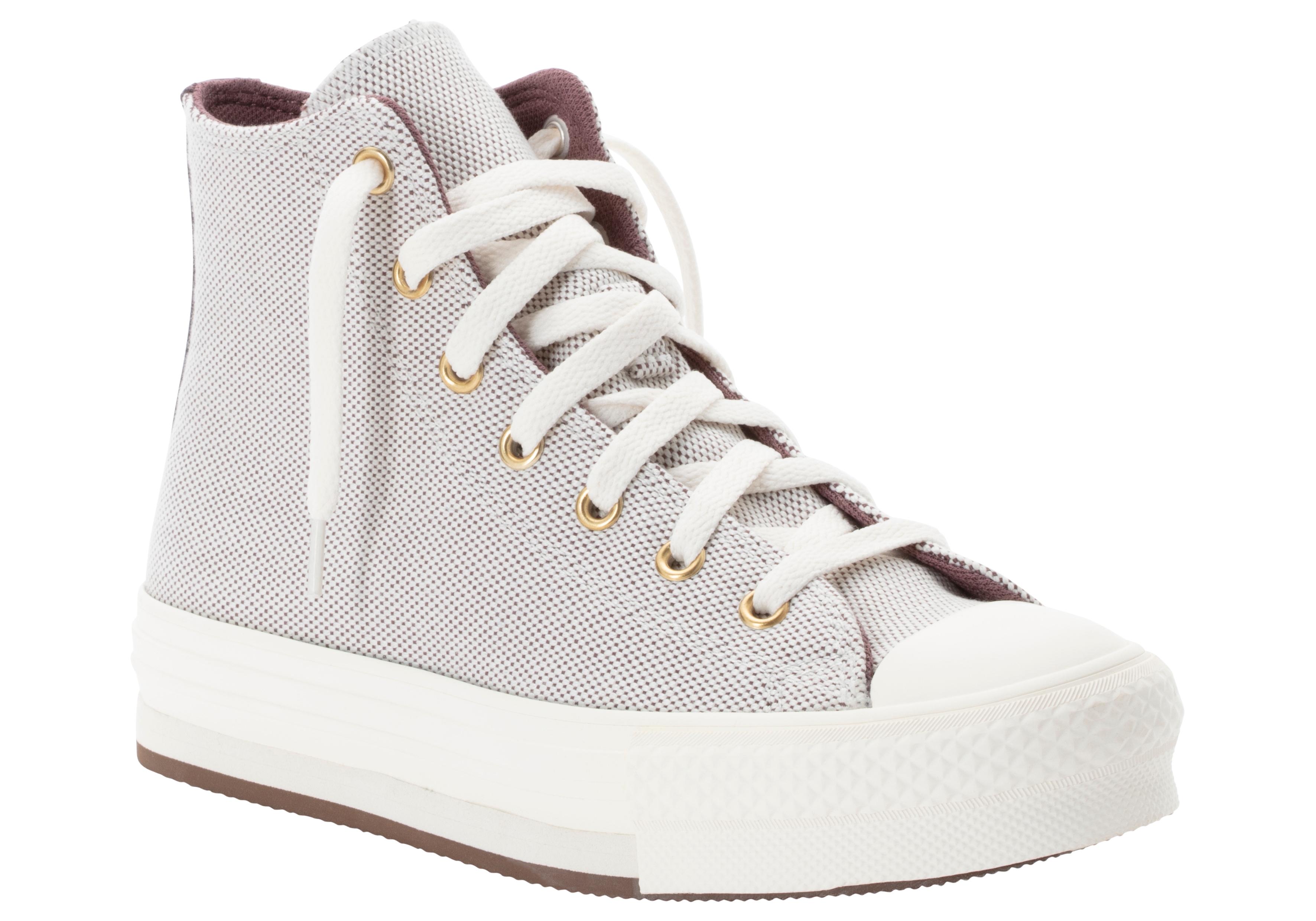 CONVERSE Jungen Sneaker "CHUCK TAYLOR ALL STAR EVA LIFT PLATFORM GOLD LUXE", Gr. 37,5, gold, Synthetik, Schuhe