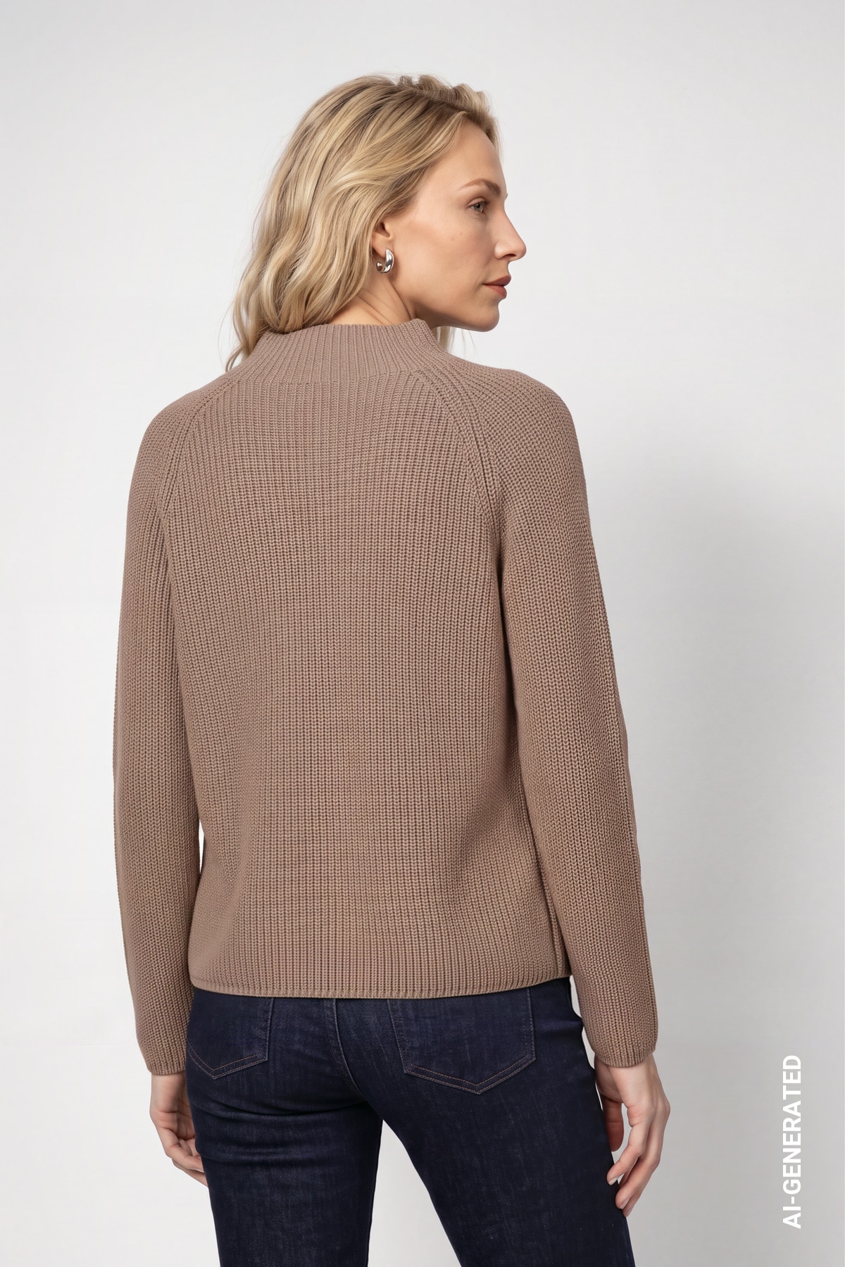 Monari Strickpullover »Pullover Perlfang« Regular fit mit Stehkragen