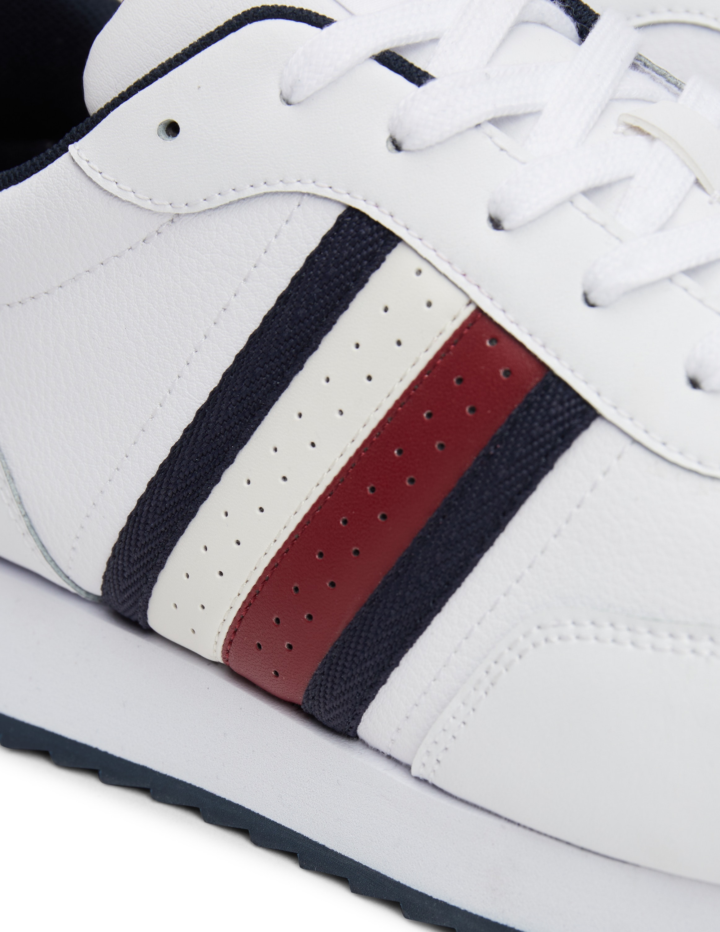 Tommy Hilfiger Plateausneaker "RUNNER EVO LTH MIX ESS", Freizeitschuh, Halb günstig online kaufen