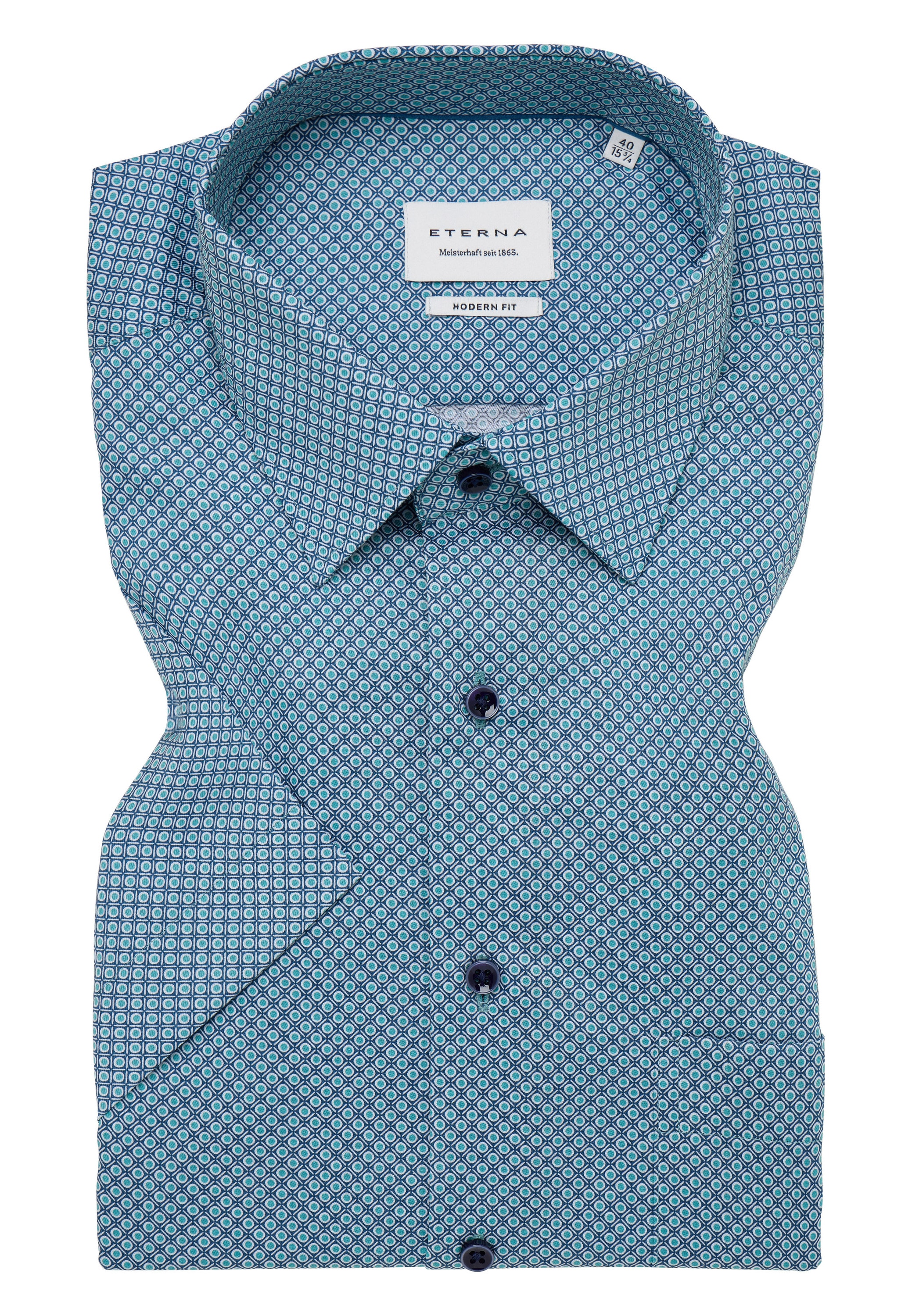 Eterna Kurzarmhemd »MODERN FIT«, NON IRON (bügelfrei)