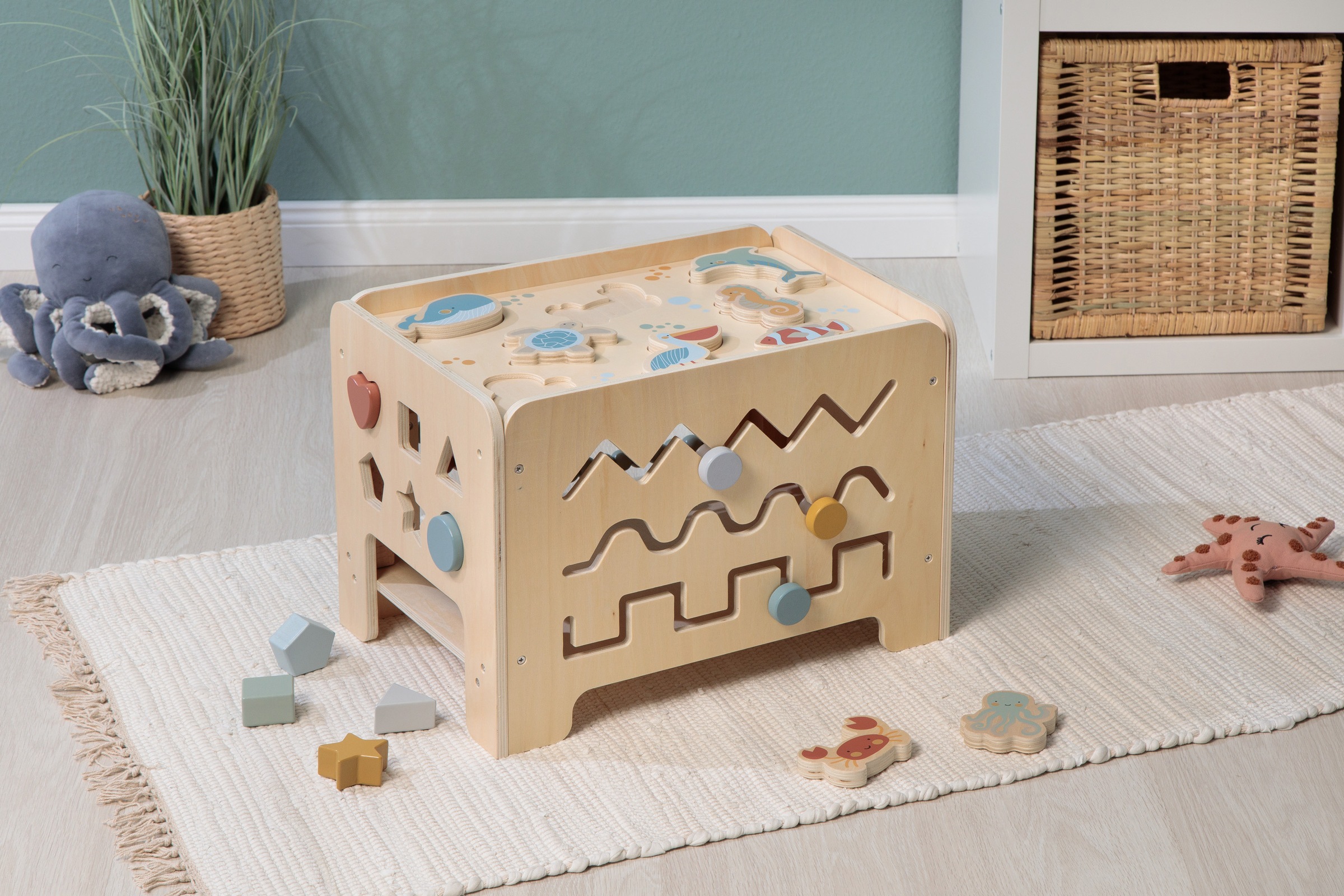 MUSTERKIND® Spielcenter »Motorik-Center Abelia, Ocean«, aus Holz