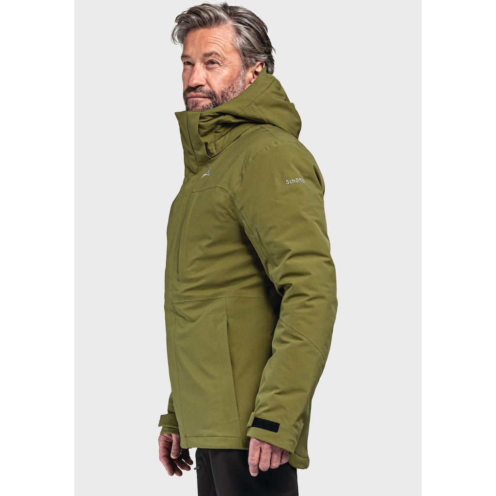 Schöffel Outdoorjacke »Ins. Jacket Bastianisee M«, mit Kapuze