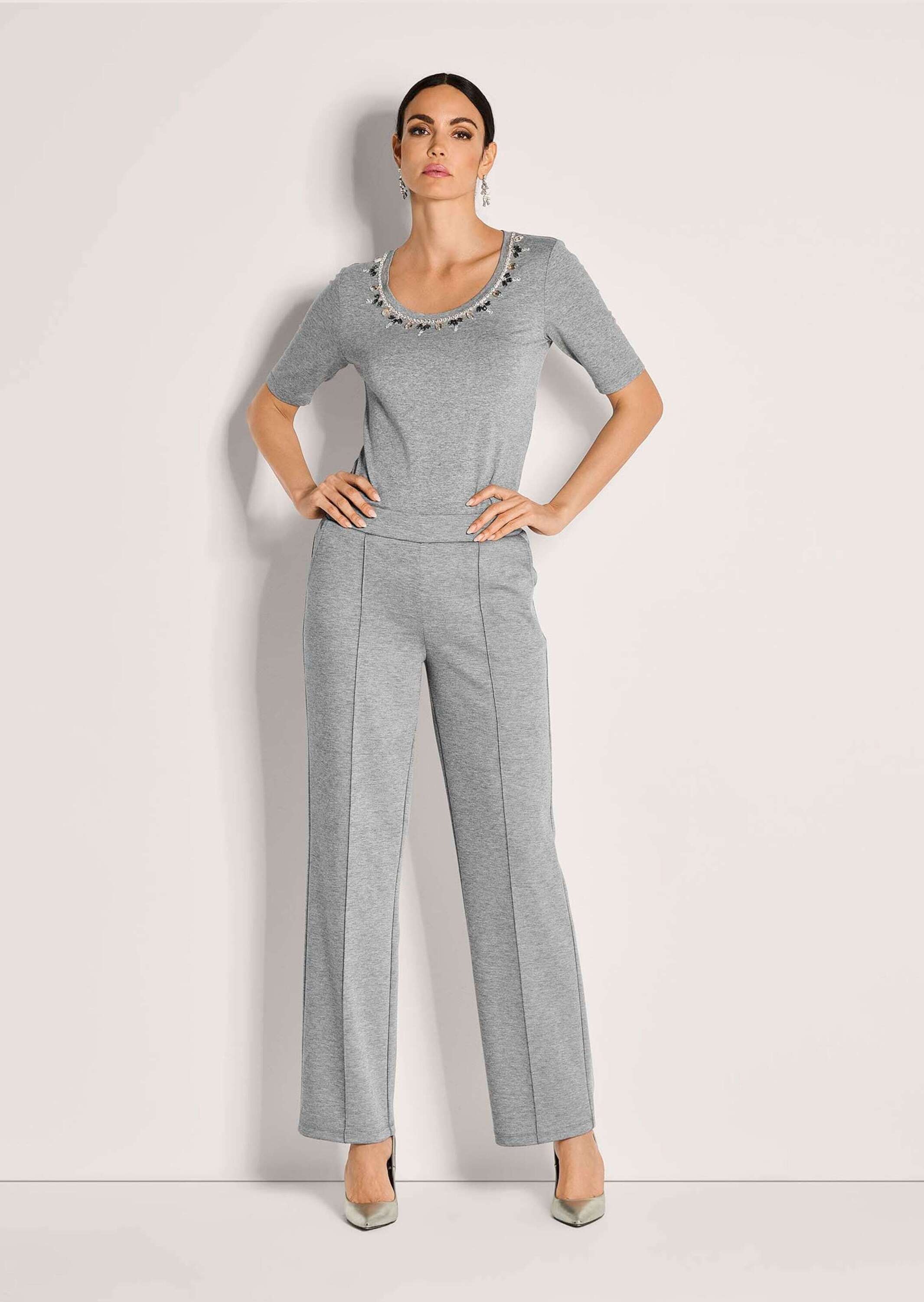 MADELEINE Jerseyhose "Jerseyhose Weite Schlupfhose mit Biesen" günstig online kaufen