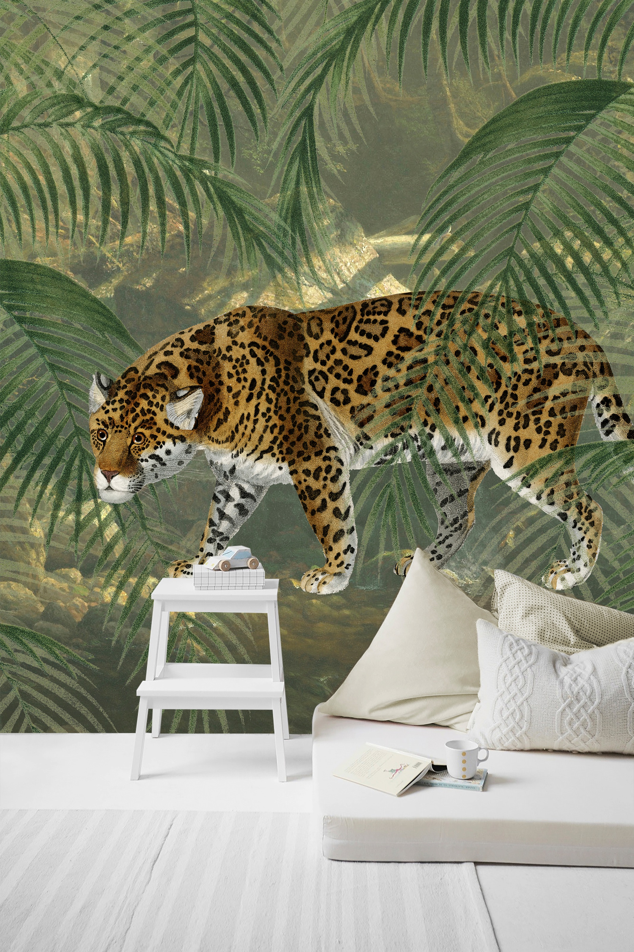 Art for the home Fototapete »Leopard«, botanisch, 280x200cm