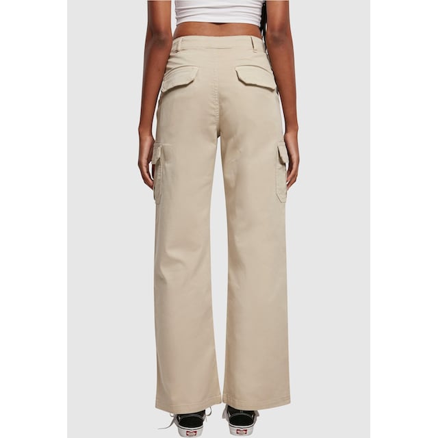 URBAN CLASSICS Stoffhose »Damen Ladies High Waist Straight Cargo Pants«, (1  tlg.) für bestellen | BAUR