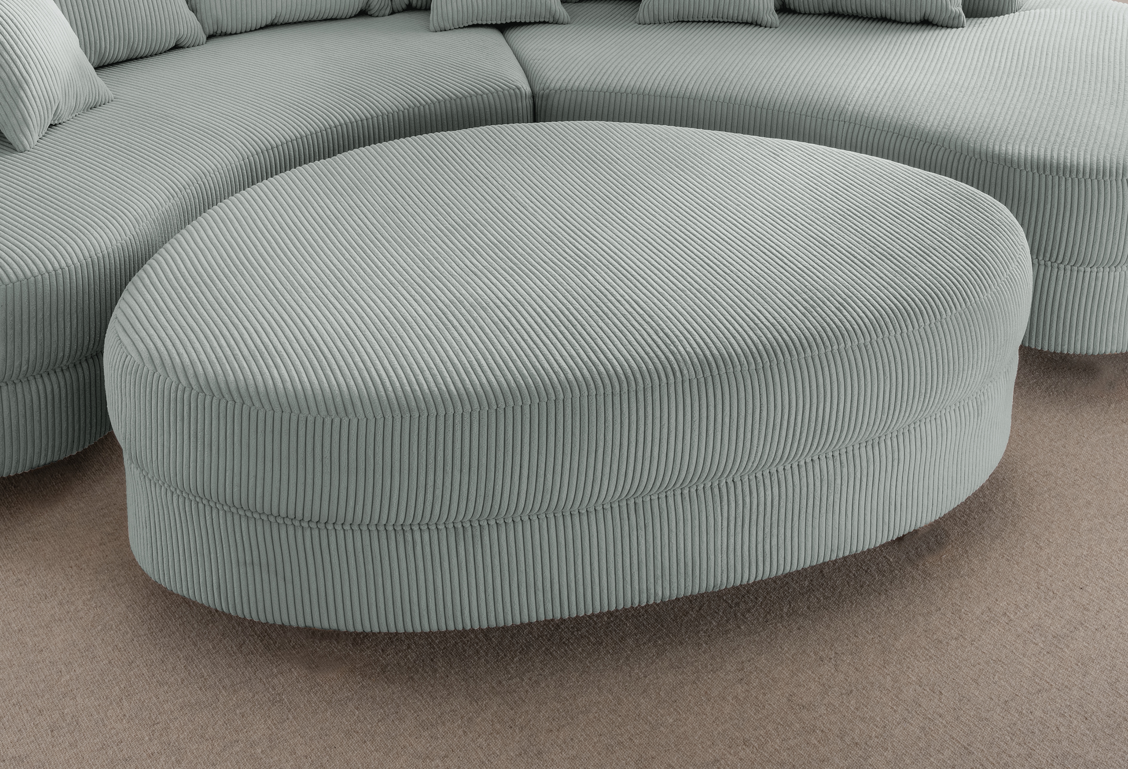 Home affaire Polsterhocker "Lazio modern und bequem, tolle Detailverarbeitung"