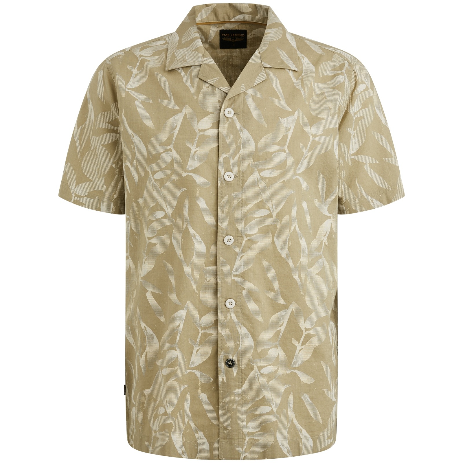 PME LEGEND Kurzarmhemd »Short Sleeve Shirt Print On Ctn Slub«, mit floralem Muster