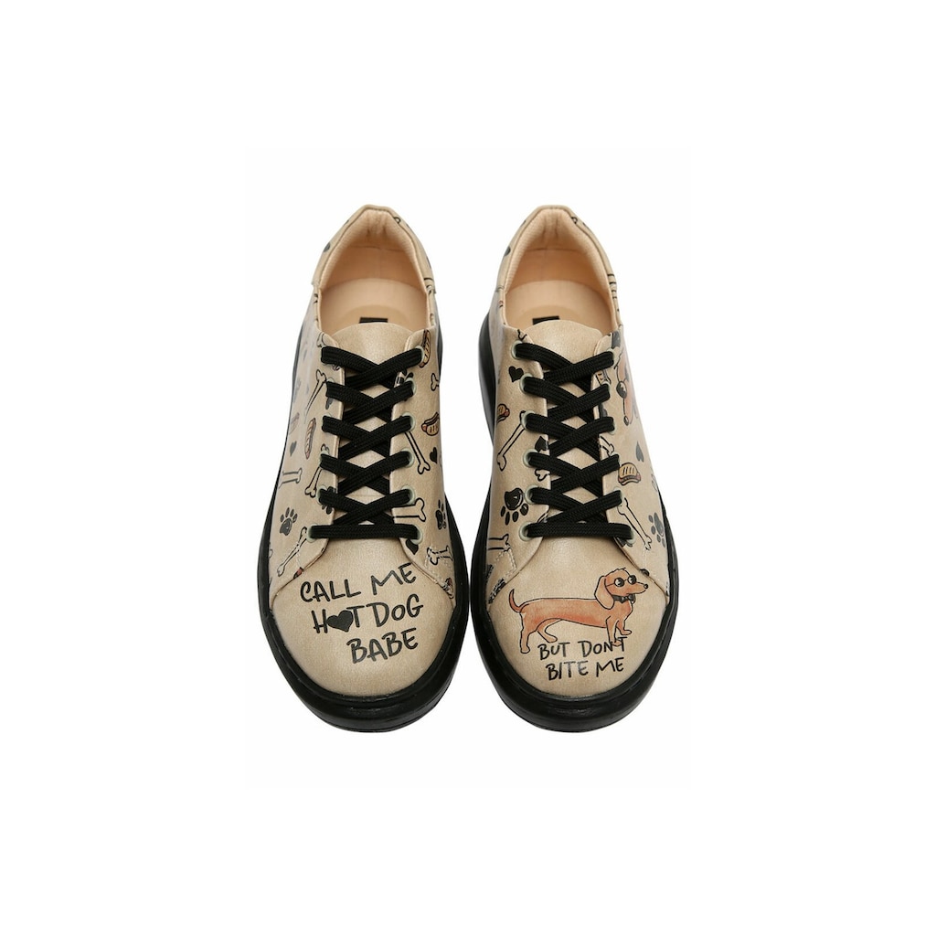 DOGO Plateausneaker »Call me Hotdog«, Vegan