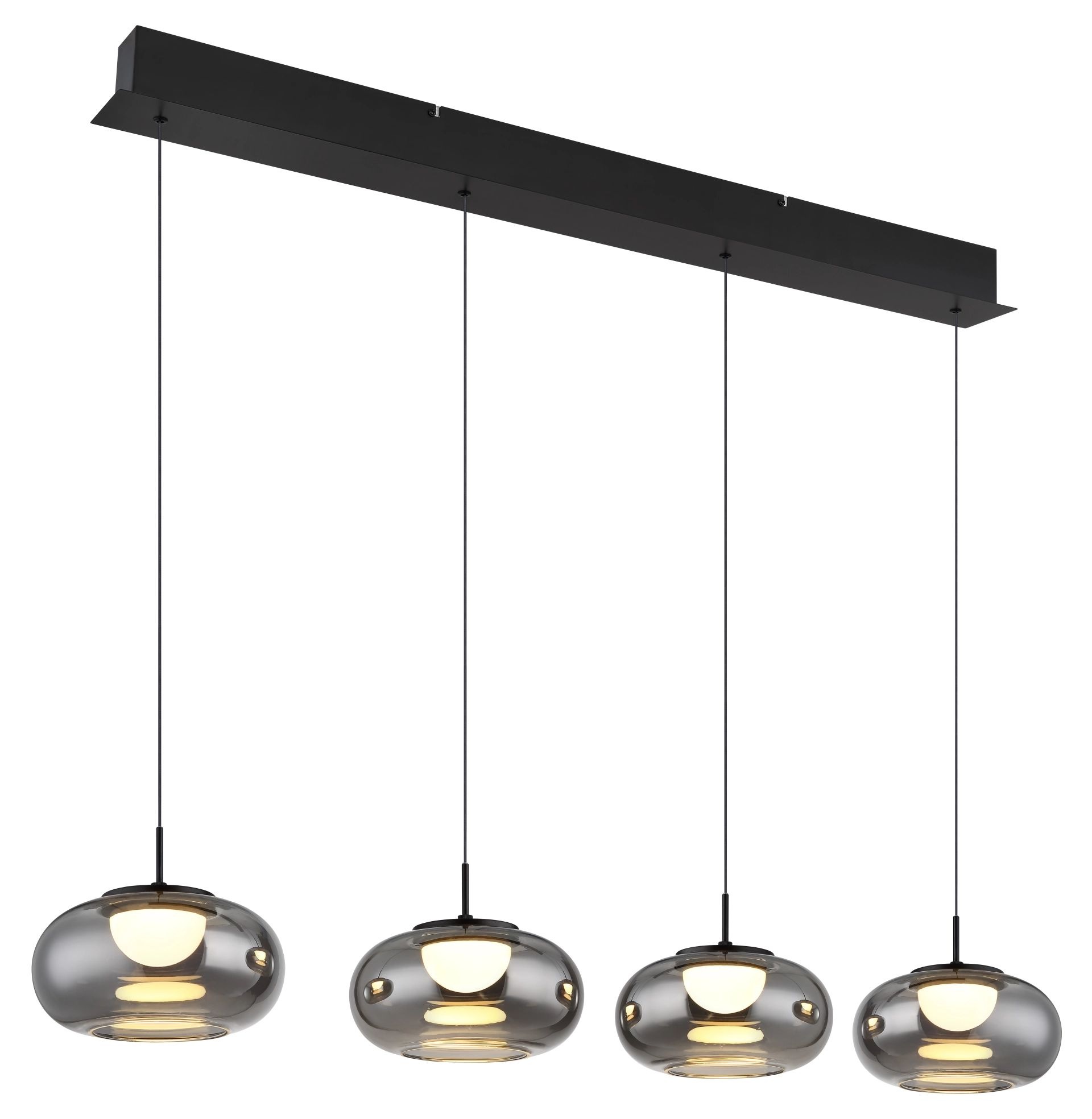 GLOBO LIGHTING LED-Hängeleuchte »QUINTARA«, 1 flammig, Leuchtmittel LED-Modul | LED fest integriert, Pendelleuchte, Esstisch, Essbereich, Wohnzimmer, höhenverstellbar