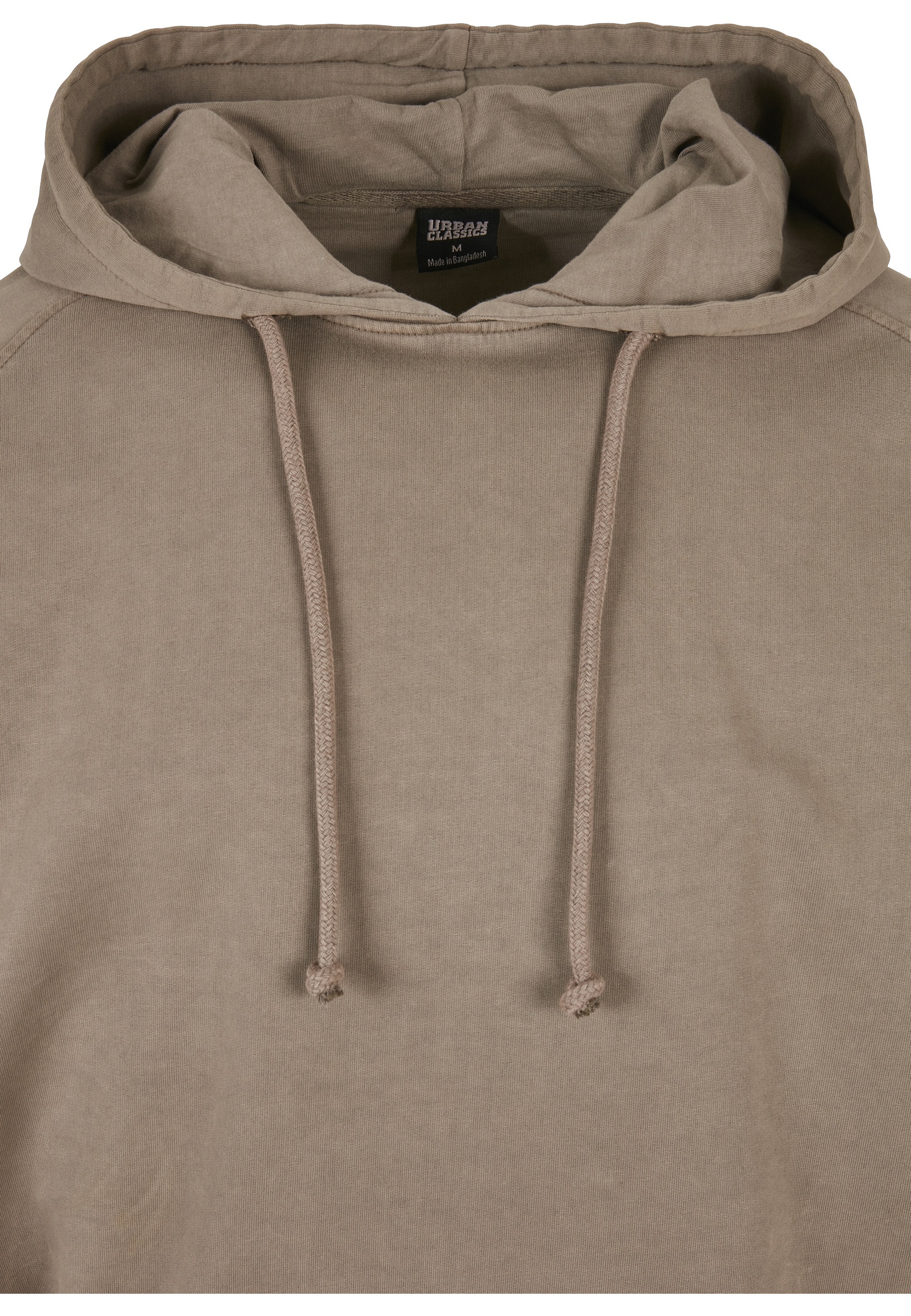 URBAN CLASSICS Rundhalspullover »Urban Classics Herren Overdyed Hoody« 1 Stk.
