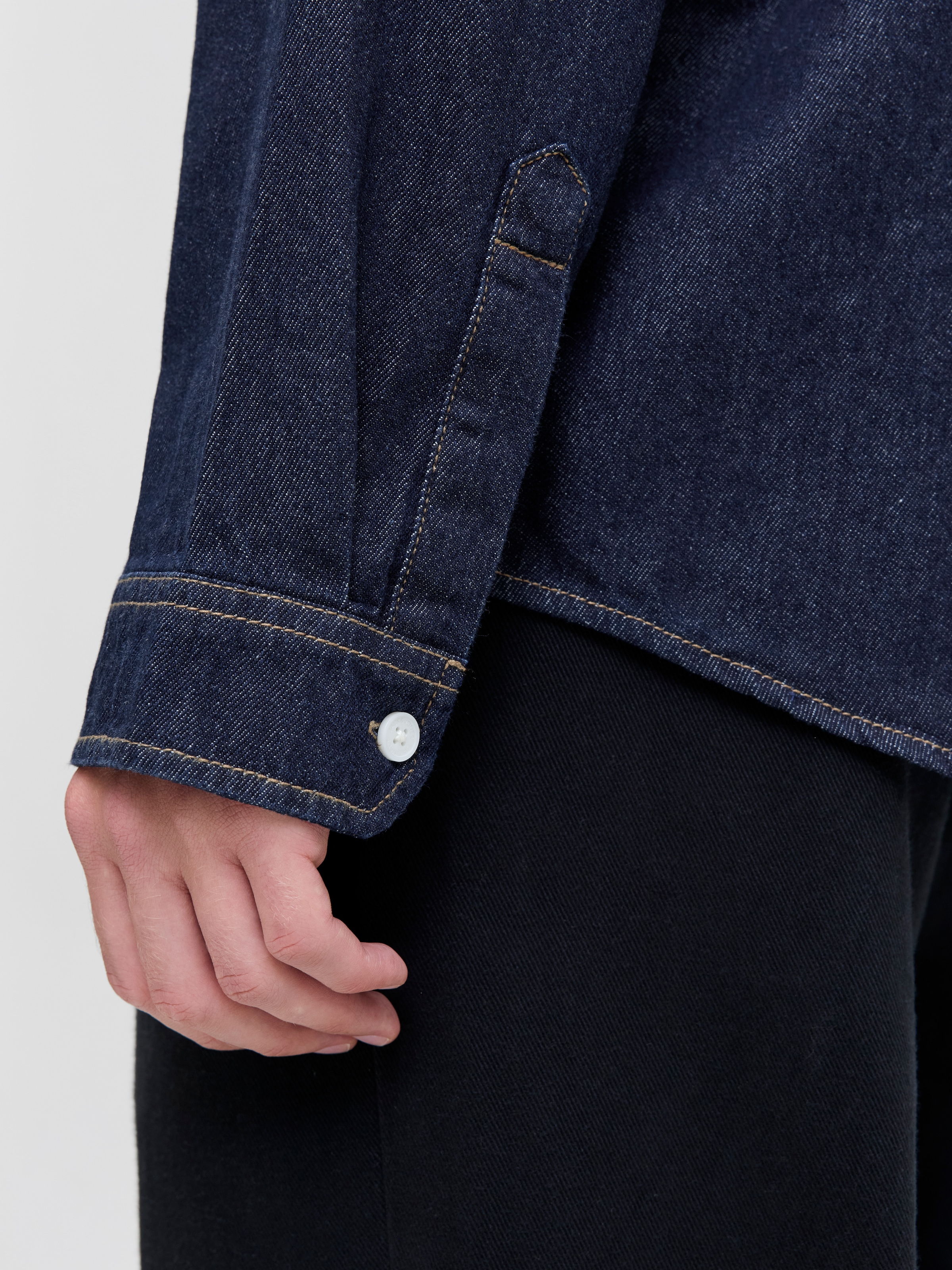 Jack & Jones Langarmhemd »JORNORREBRO DENIM SHIRT LS SN«