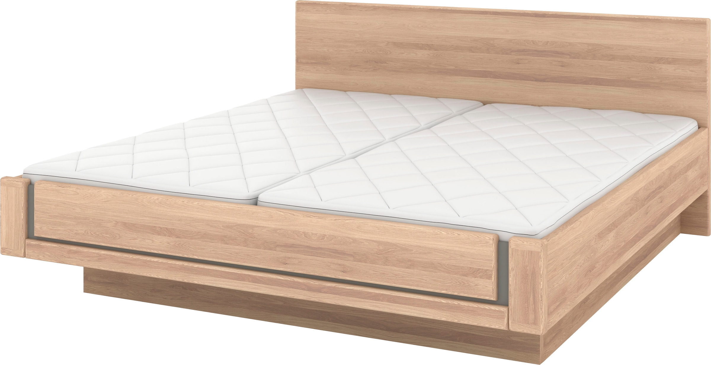 Musterring Holzbett "Sorrent, Bettgestell, Bettrahmen, teilmassiv Eiche", ( günstig online kaufen