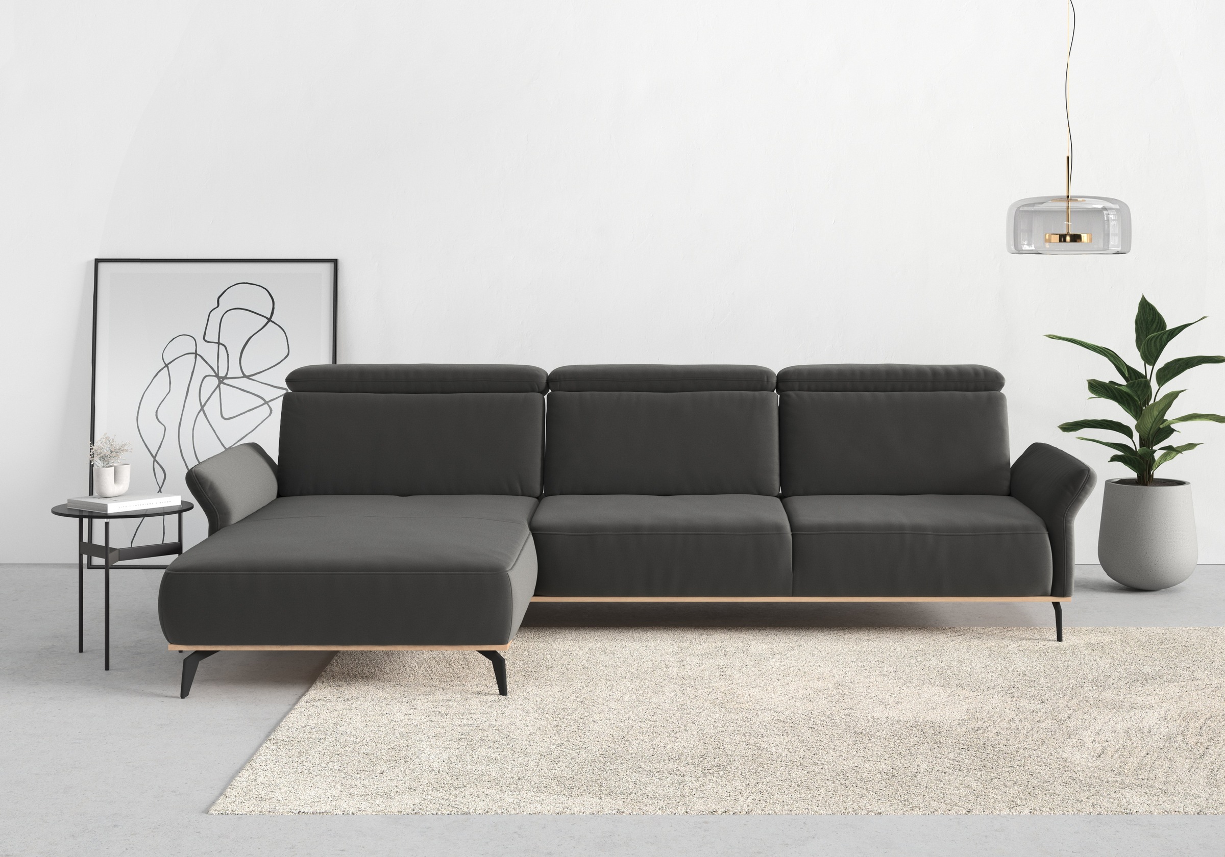 Home Affaire Fjord Ecksofa Grau 324x184x93cm 5