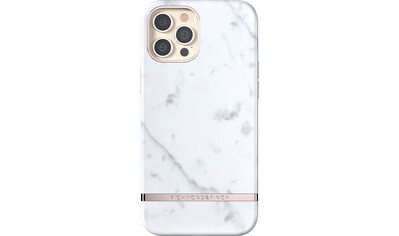 richmond & finch Smartphone-Hülle »WHITE MARBLE«, iPhone 12 Pro Max, 17 cm (6,7 Zoll)