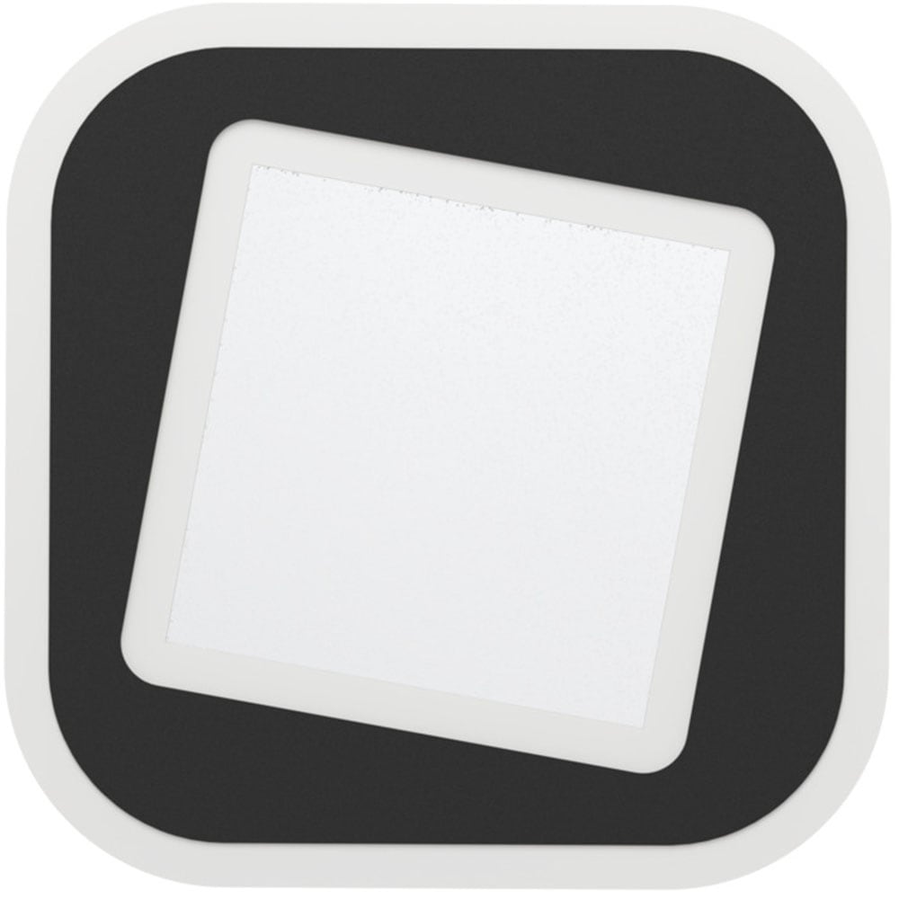 EGLO Wandleuchte »MACCHIONI Wandlampe - Stahl, Kunststoff - LED - 12W - IP20« LED-Modul 1 Stk. Neutralweiß Wandstrahler, Wandspot, Wohnzimmer, Flur, L20 x B20 x AL4,5 cm