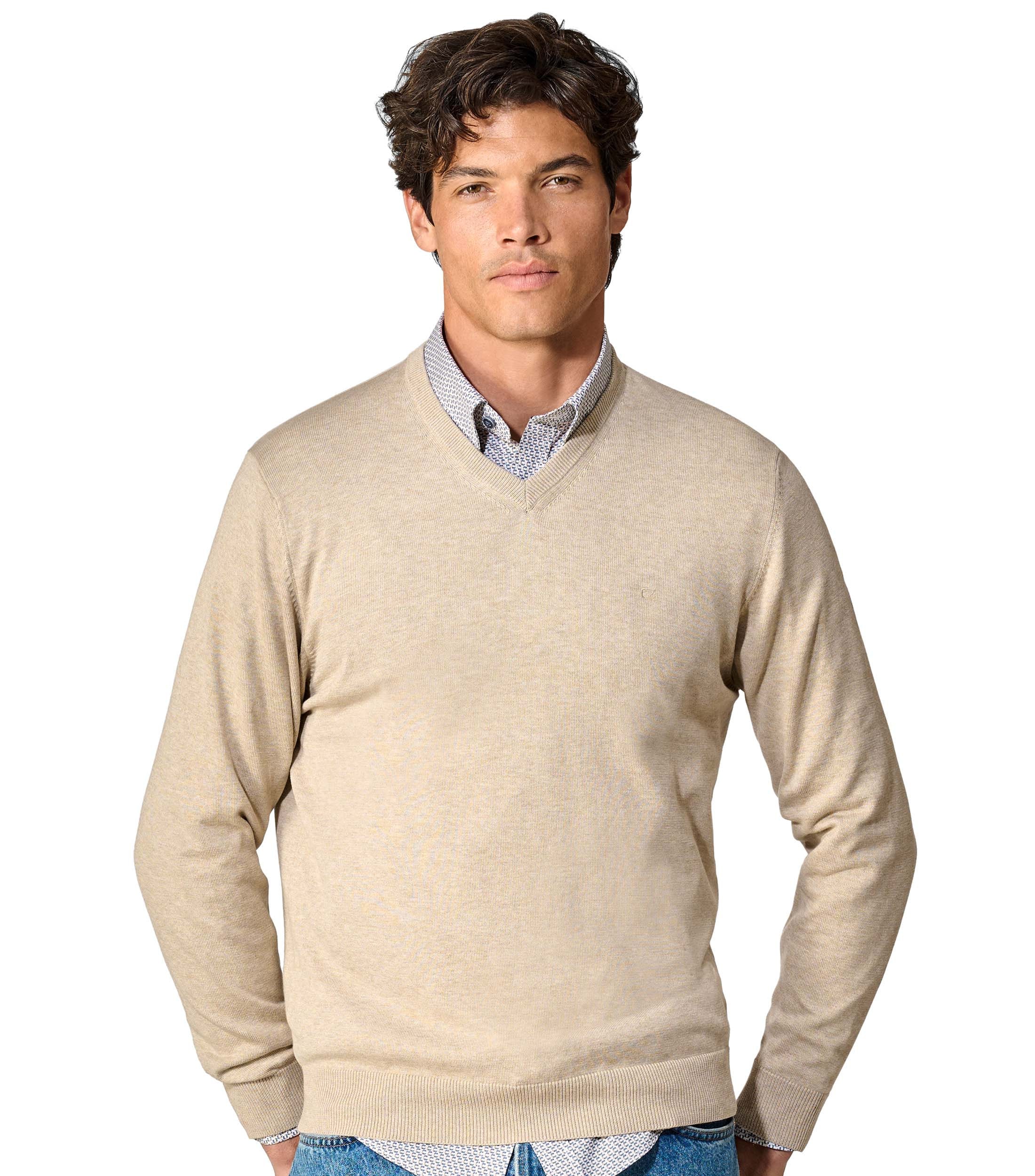 CASAMODA Strickpullover "CASAMODA Pullover uni"