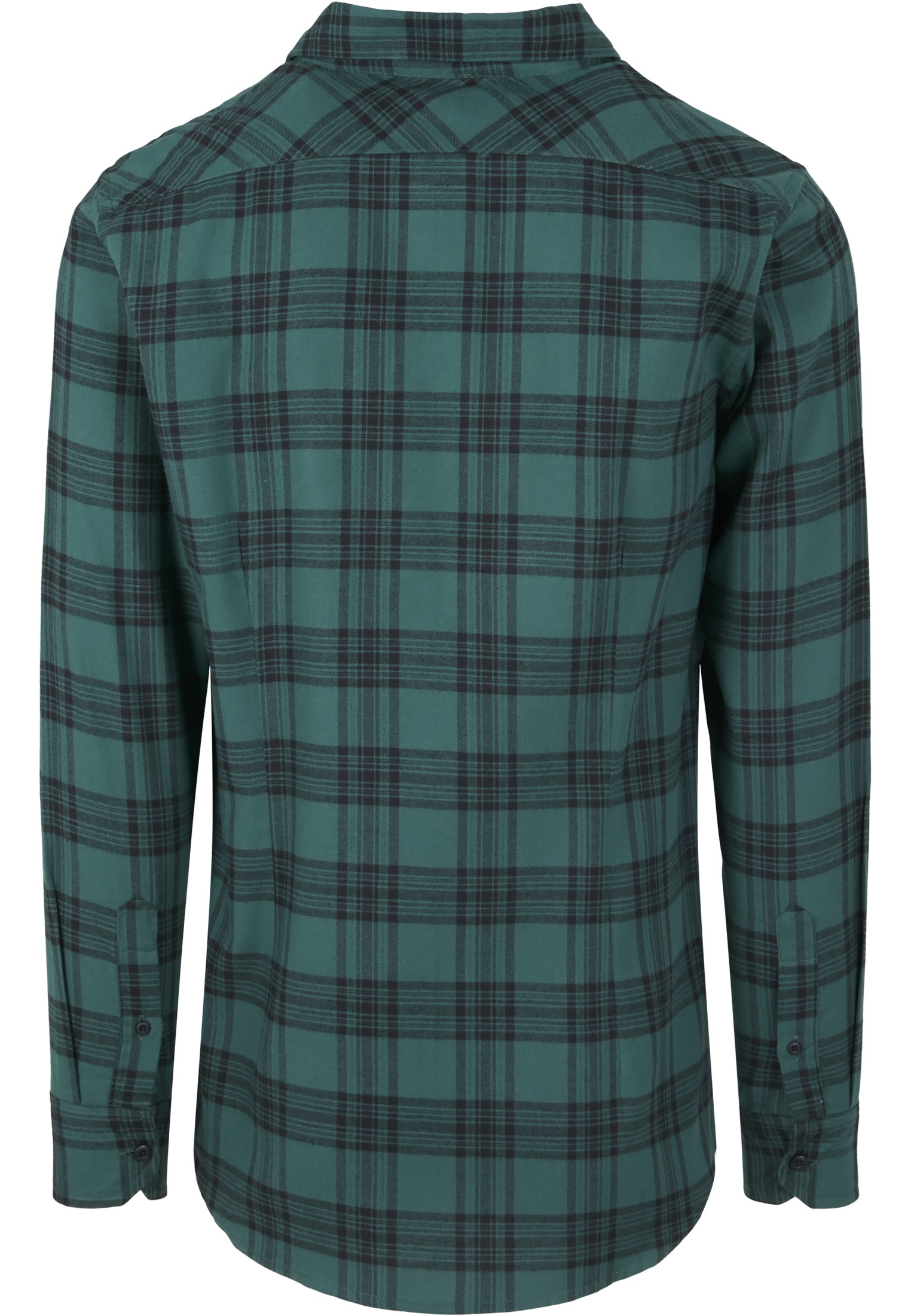 URBAN CLASSICS Langarmshirt »Herren Checked Flanell Shirt 7«, (1 tlg.)