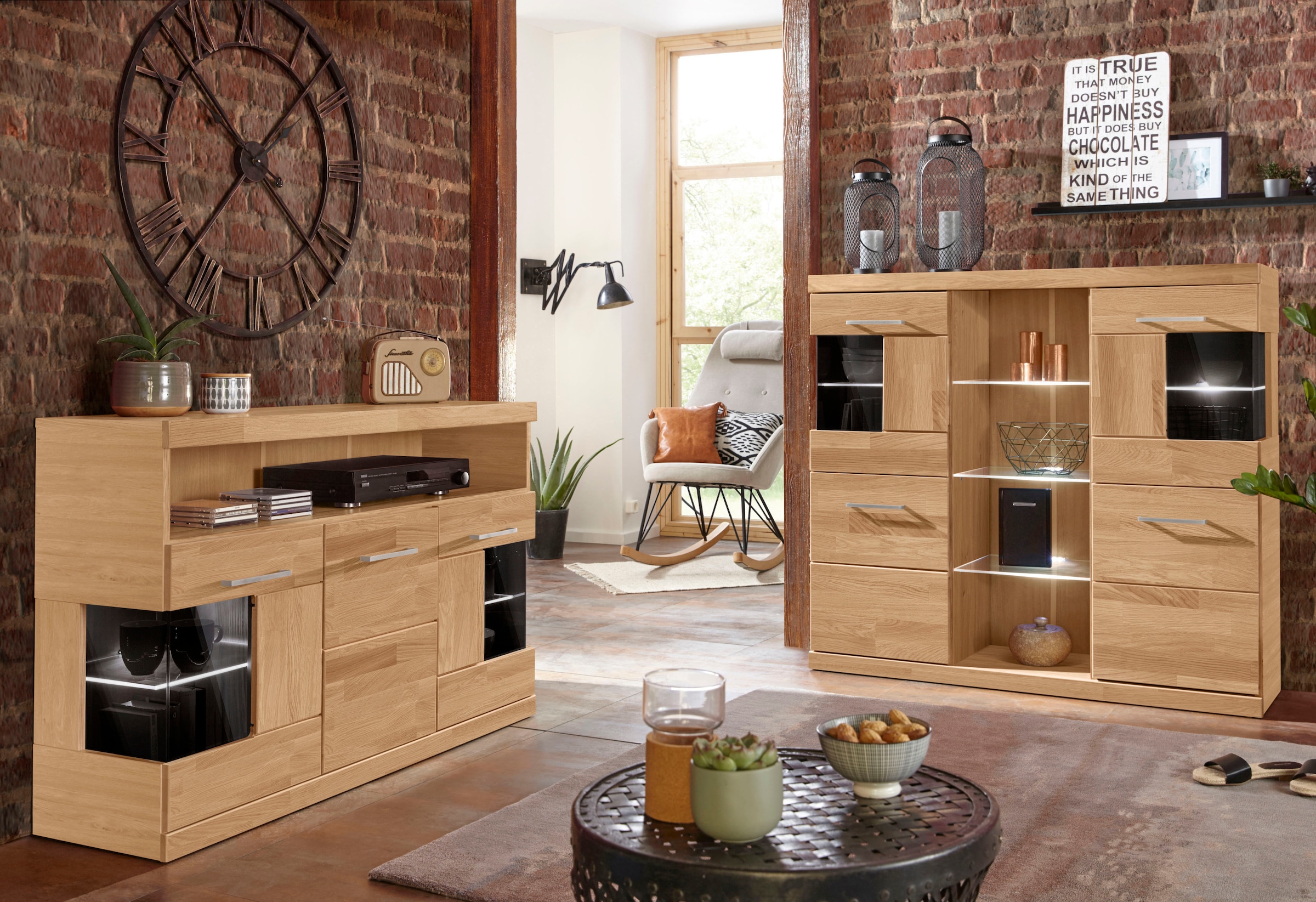 Woltra Sideboard »Ribe«, Breite 125 cm