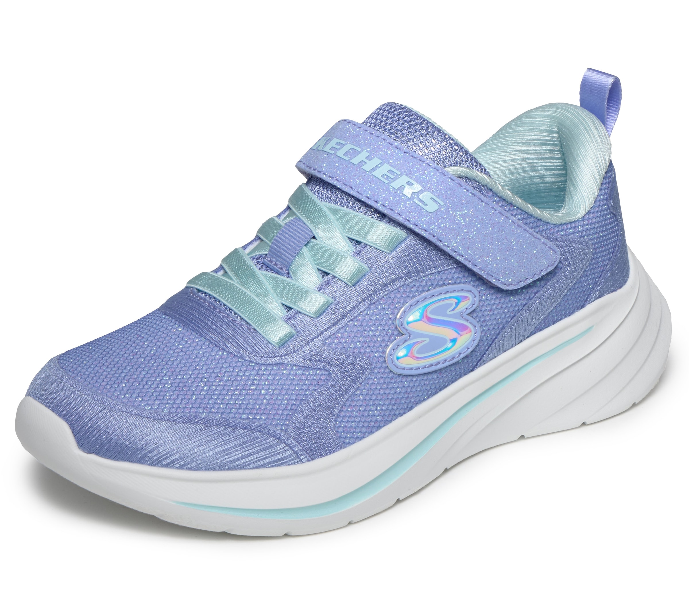 Skechers Sneaker »WAVE 92«  Schlupfschuh mit Glitzer für Mädchen, Größenschablone zum Download