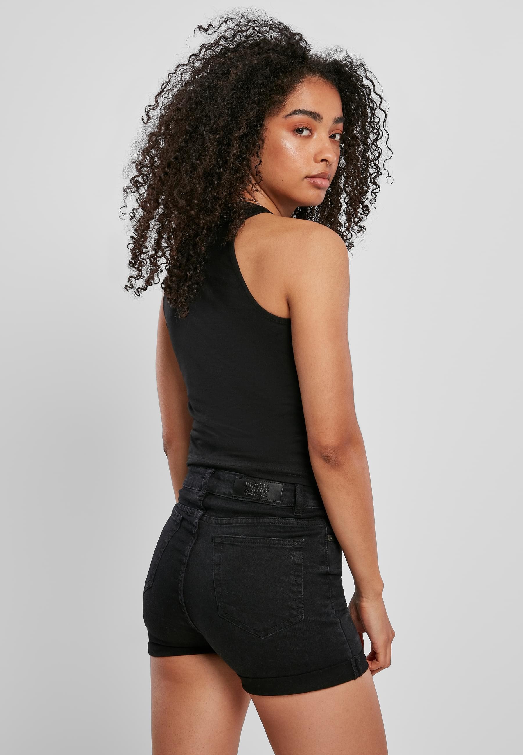 MisterTee Muskelshirt »MisterTee Damen Ladies Dragon Turtleneck Short Top«, (1 tlg.)