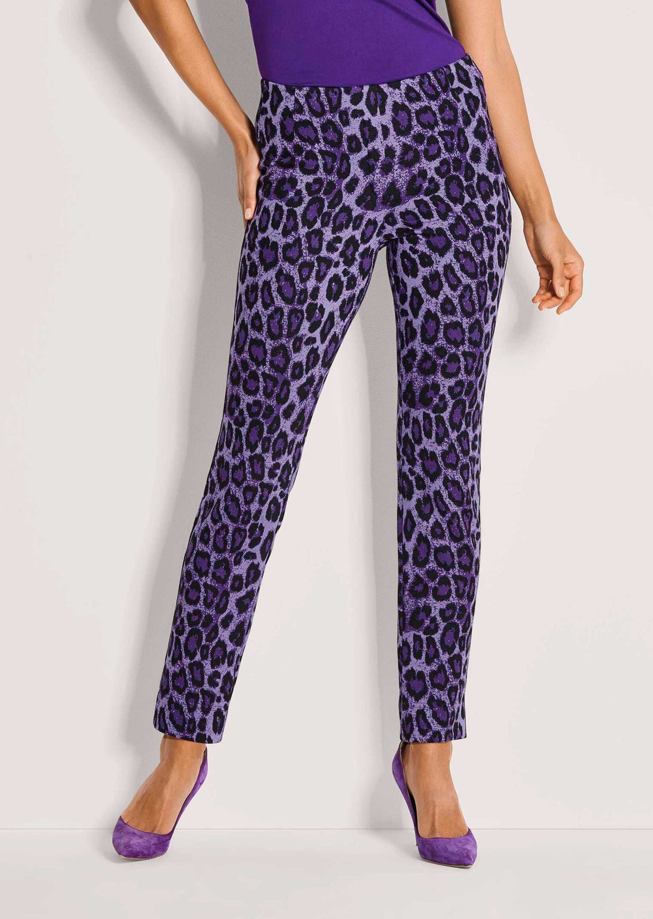 MADELEINE Leggings »Leggings Gerade Jersey-Leggings mit Animal-Print«