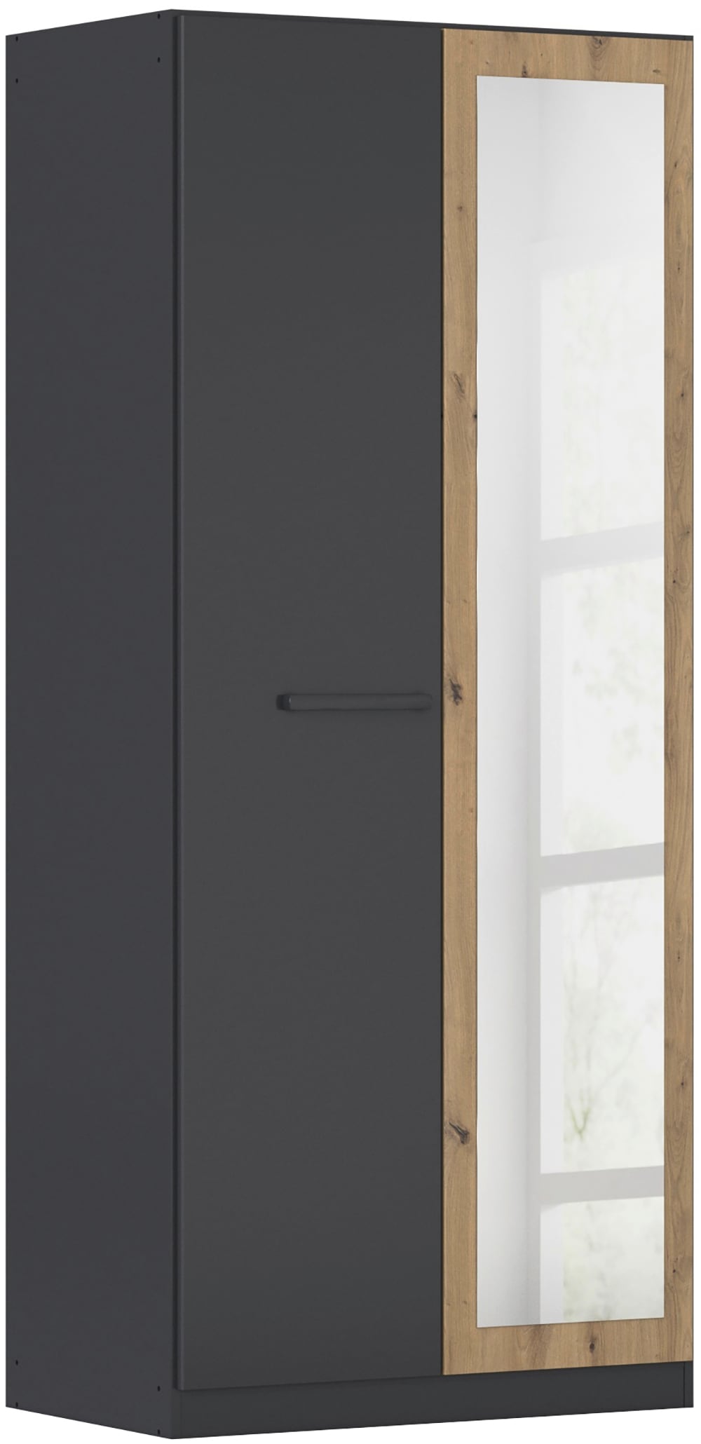 OTTO home Kleiderschrank "Mehrzweckschrank Aktenschrank Möbel Mietswohnung Schlafzimmer MODI" erhältlich in Breiten 91/136/181/226/271 cm, Höhe 210 cm, in angesagten Farbkombinationen, optional mit Spiegel MADE IN GERMANY
